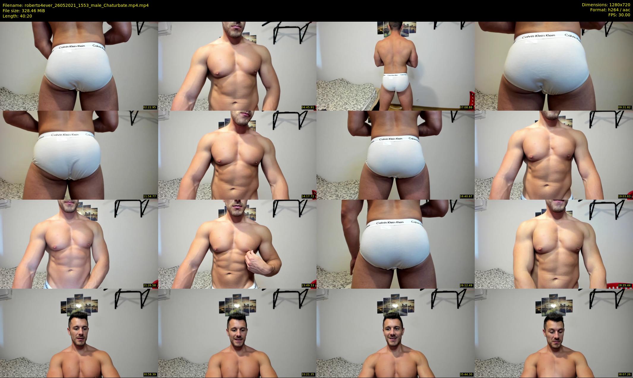 roberto4ever — 41 minute Chaturbate male cam show recording, 720p, May 26, 2021
