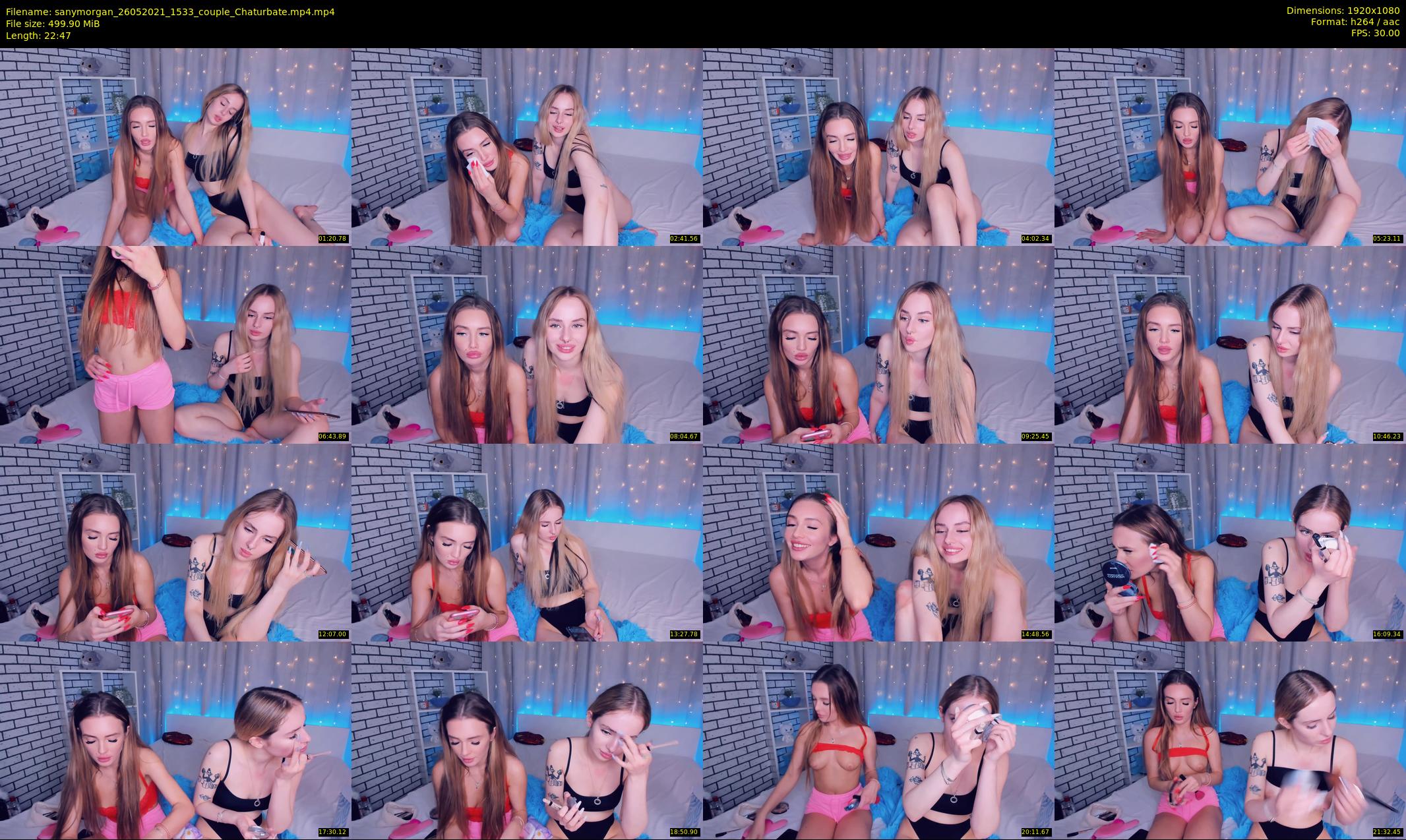 sanymorgan — 23 minute Chaturbate couple cam show recording, 1080p, May 26, 2021