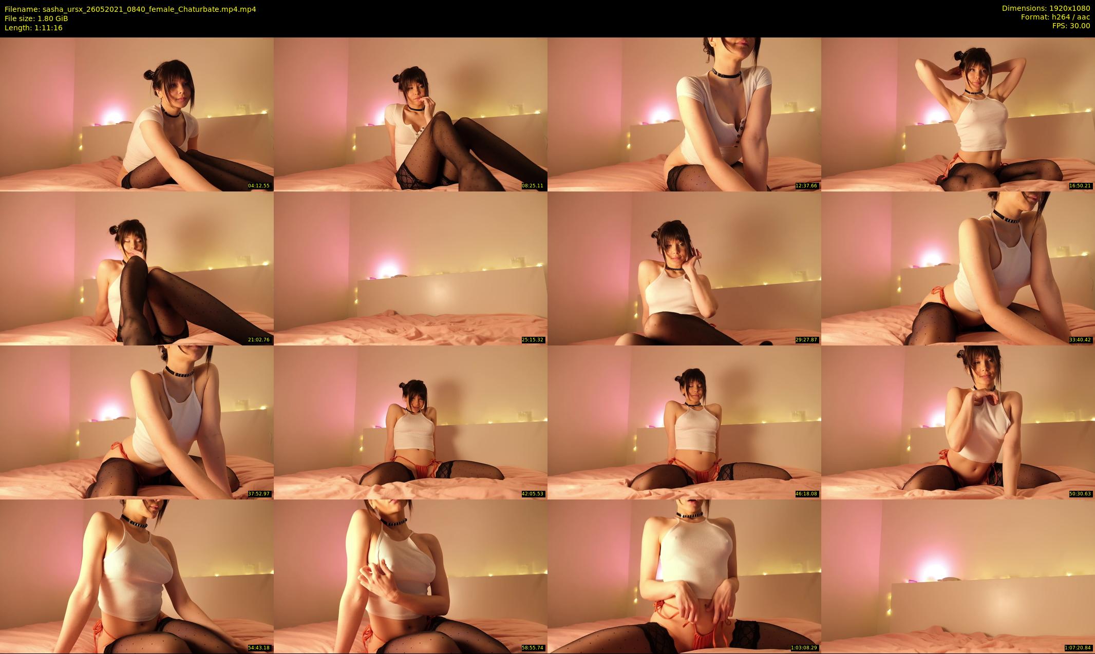 sasha_ursx — 72 minute Chaturbate female cam show recording, 1080p, May 26, 2021