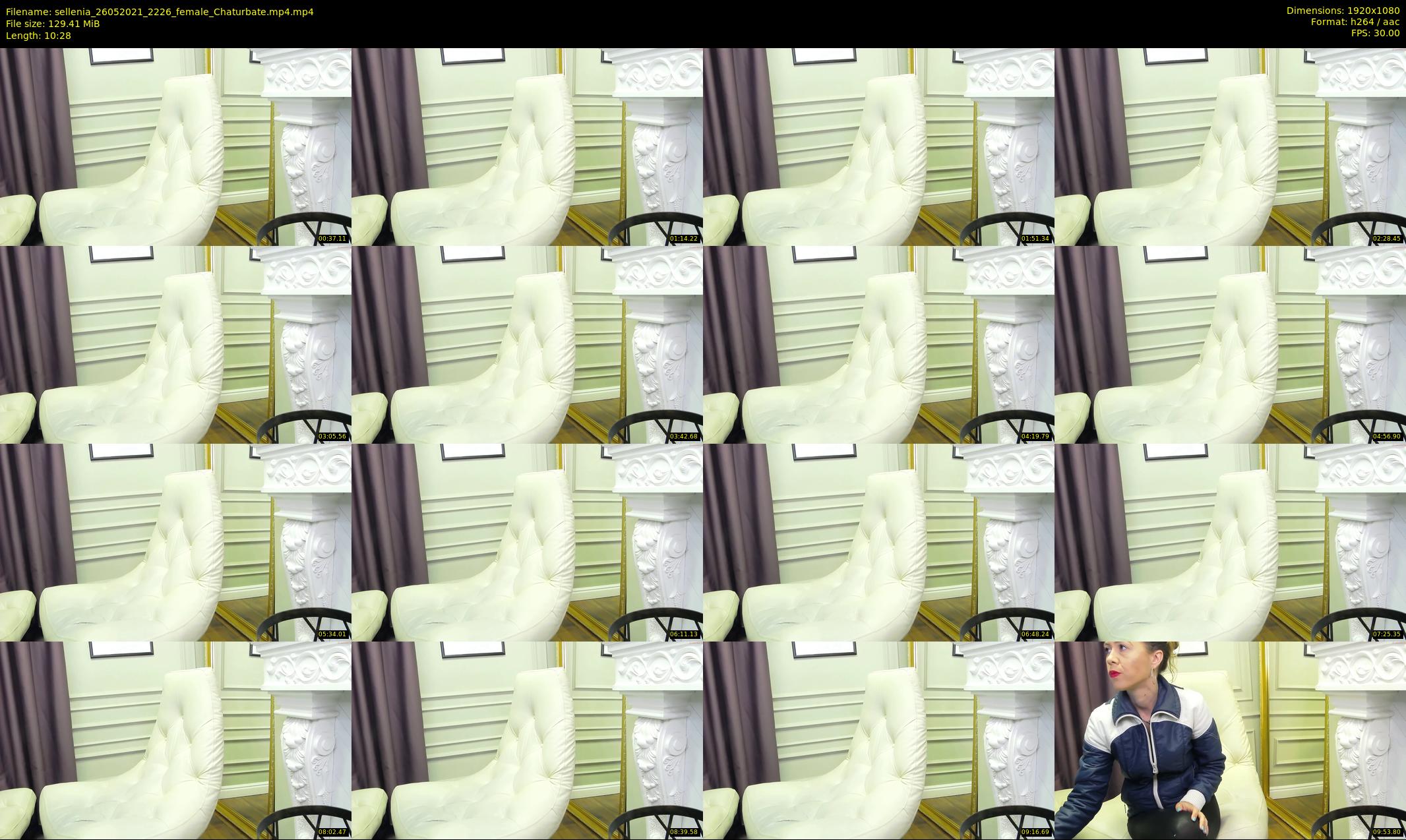 sellenia — 11 minute Chaturbate female cam show recording, 1080p, May 26, 2021