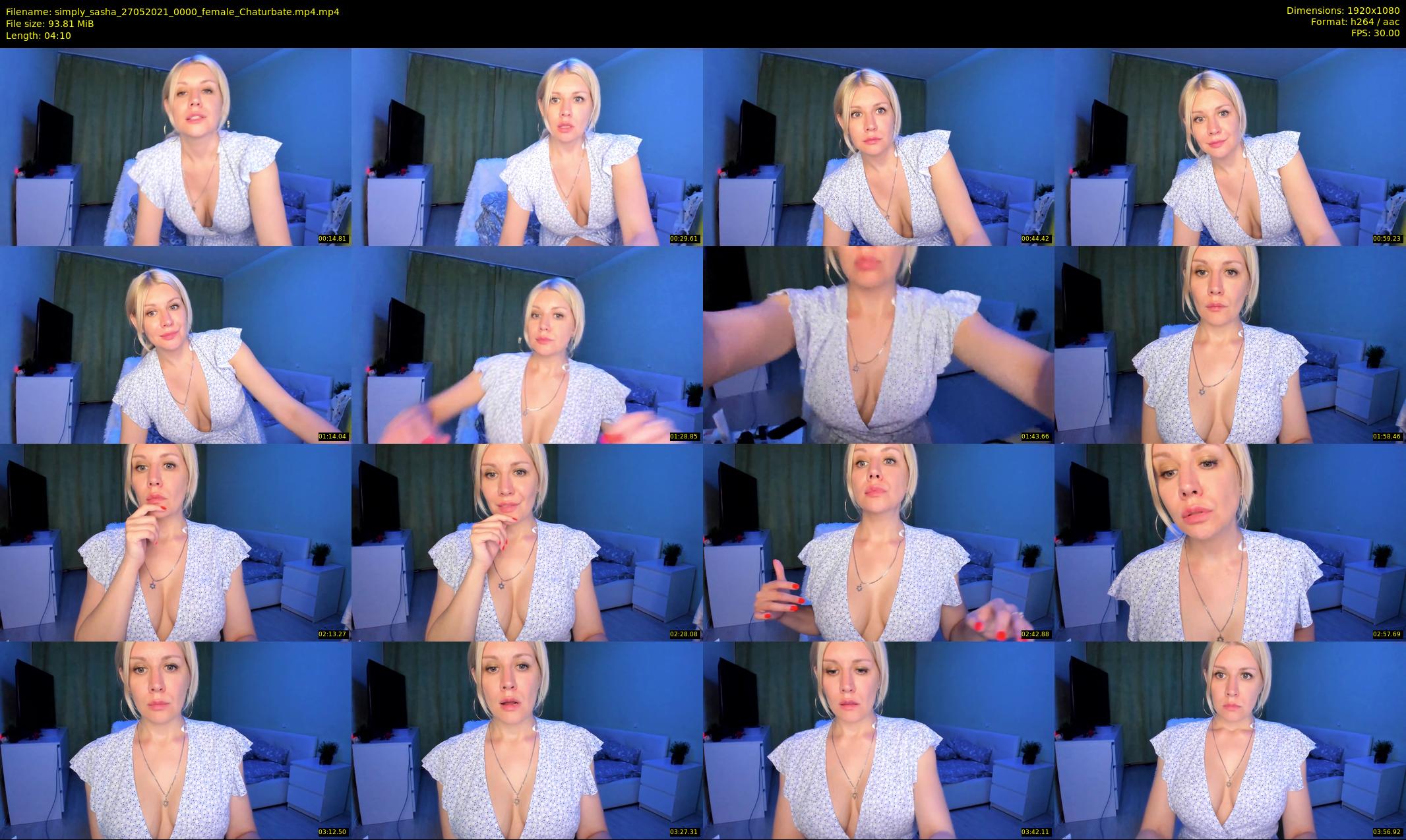 simply_sasha — 5 minute Chaturbate female cam show recording, 1080p, May 27, 2021