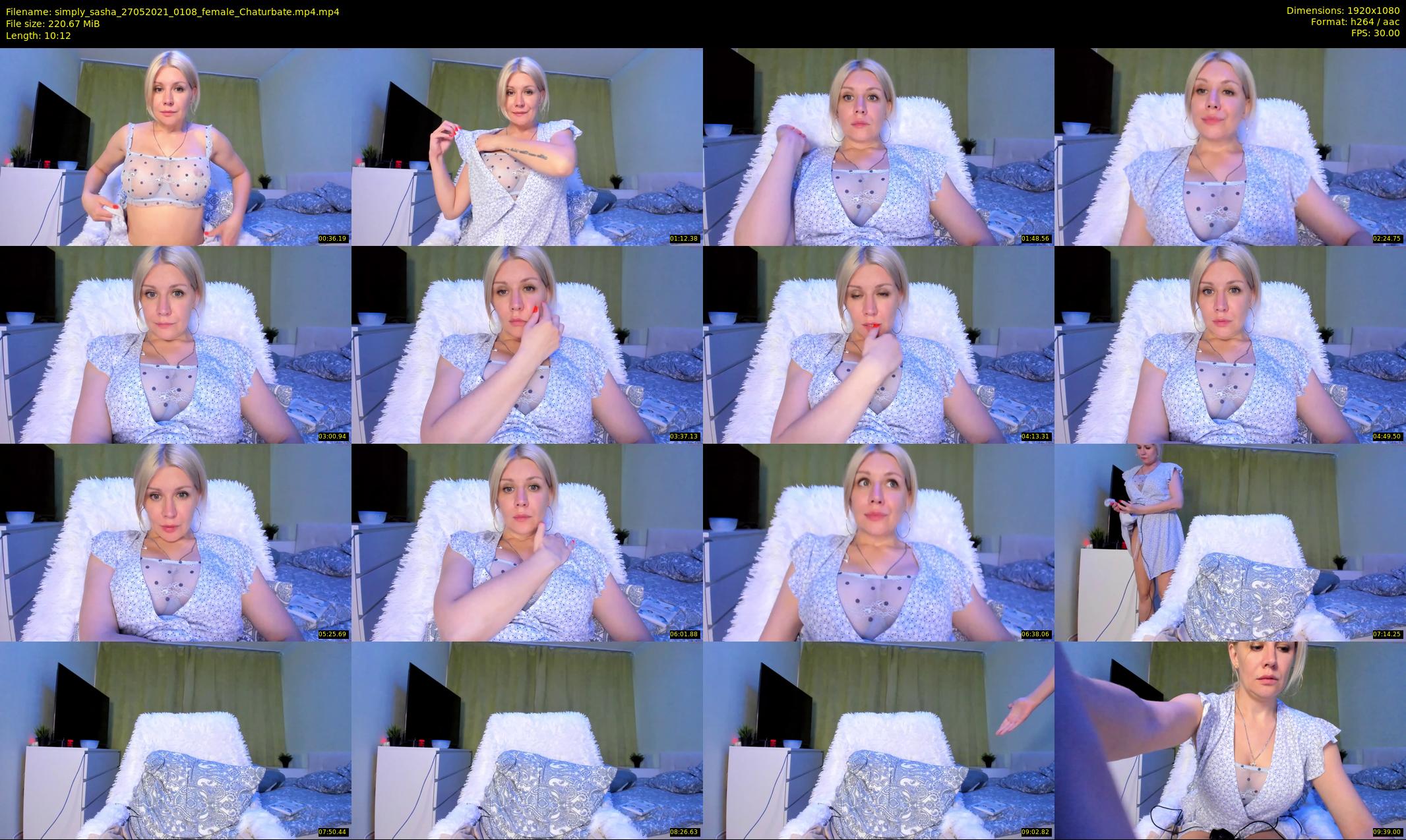 simply_sasha — 11 minute Chaturbate female cam show recording, 1080p, May 27, 2021