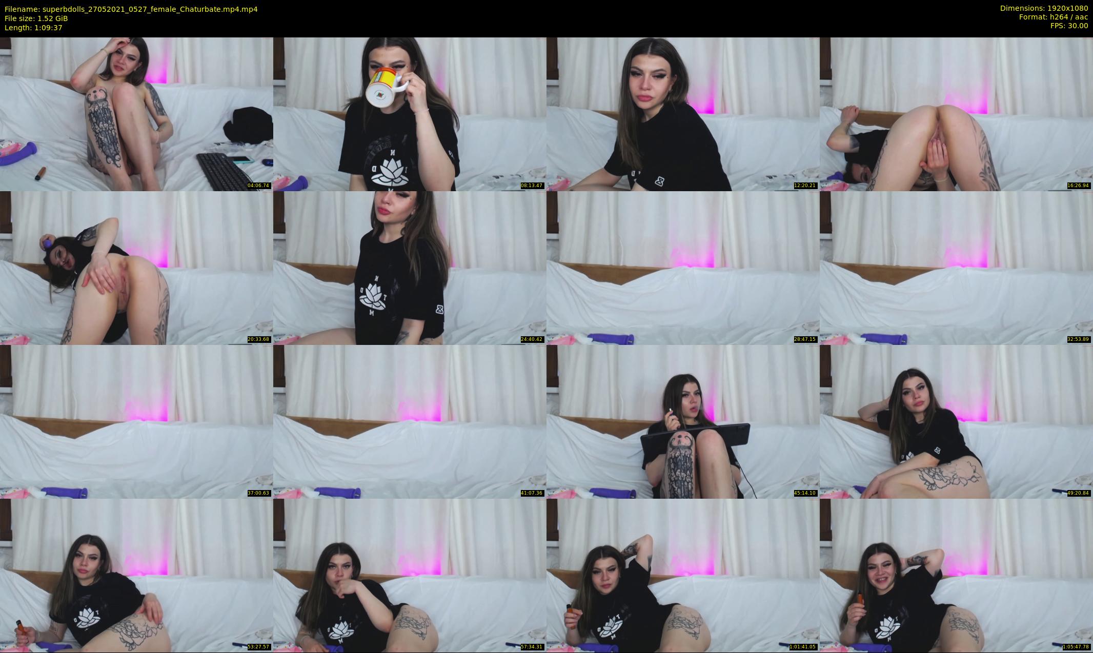 superbdolls — 70 minute Chaturbate couple cam show recording, 1080p, May 27, 2021