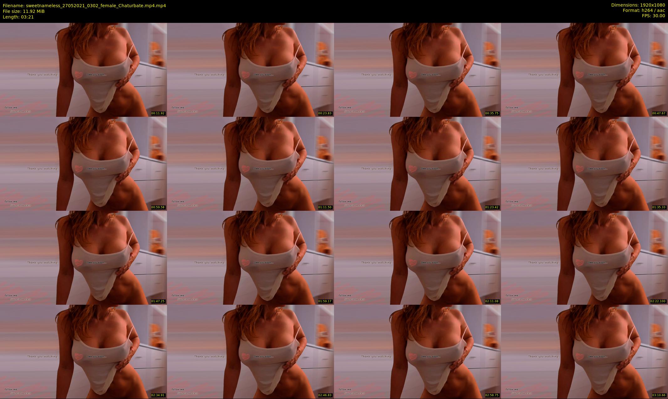 sweetnameless — 4 minute Chaturbate couple cam show recording, 1080p, May 27, 2021
