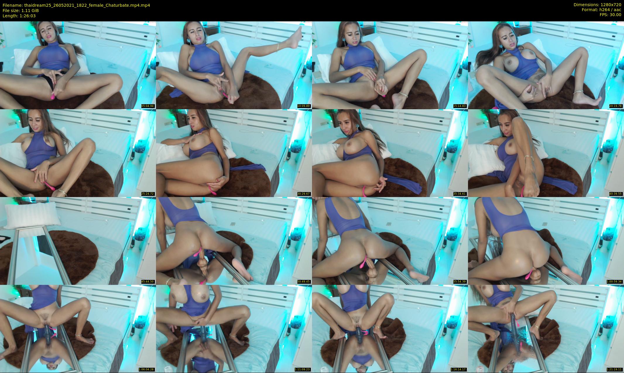 thaidream25 — 87 minute Chaturbate female cam show recording, 720p, May 26, 2021
