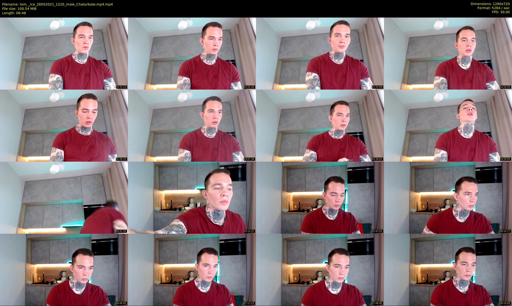 tom__ice — 9 minute Chaturbate male cam show recording, 720p, May 26, 2021