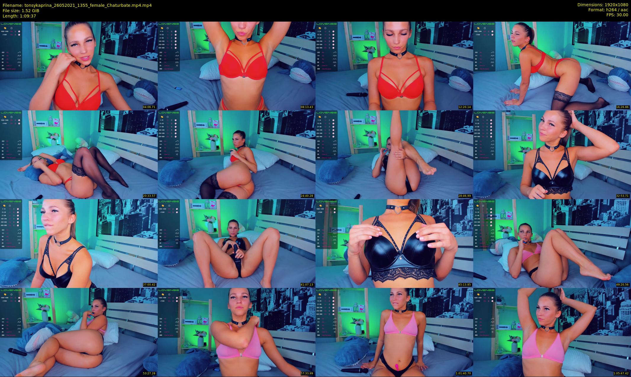 tonsykaprina — 70 minute Chaturbate couple cam show recording, 1080p, May 26, 2021