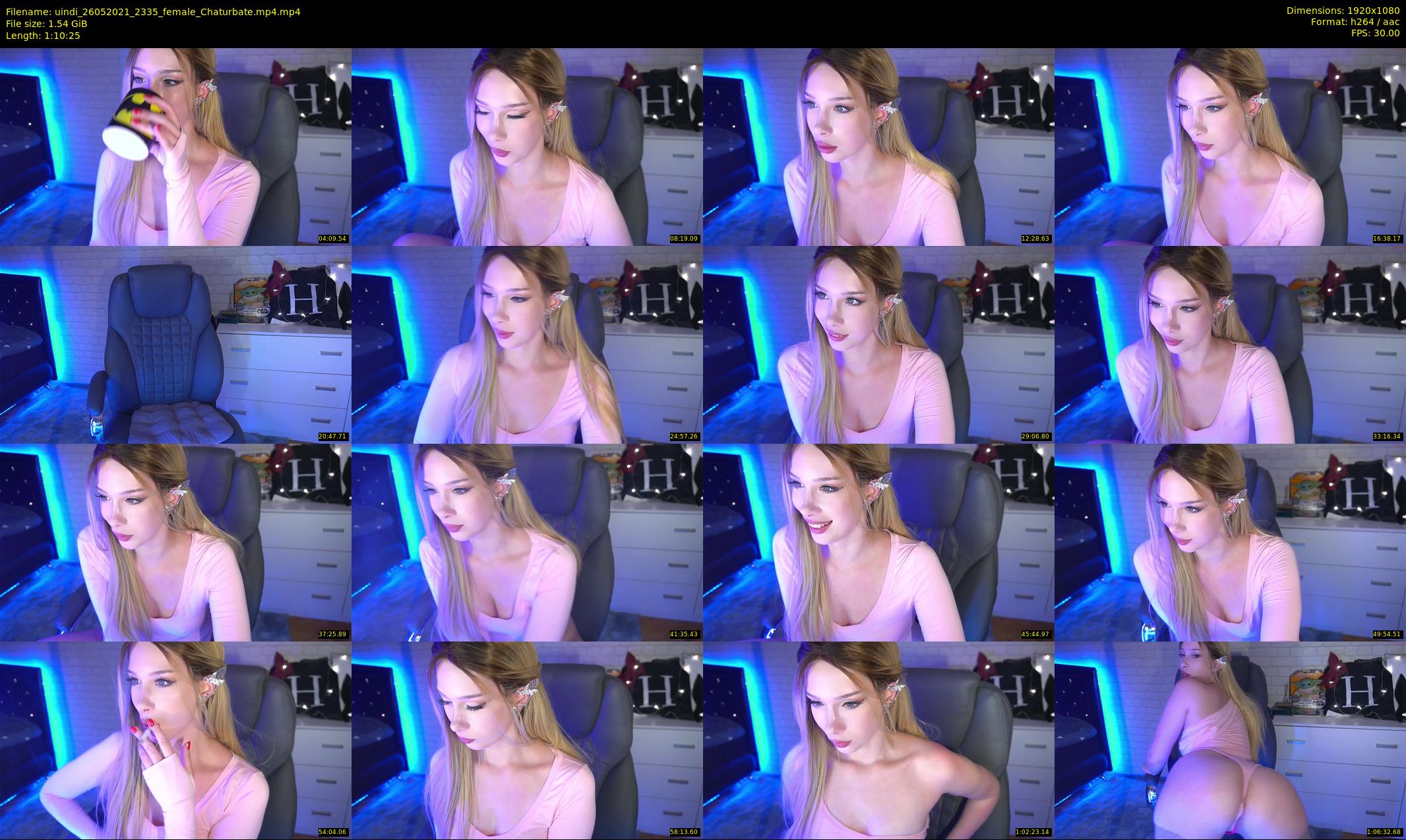 uindi — 71 minute Chaturbate female cam show recording, 1080p, May 26, 2021