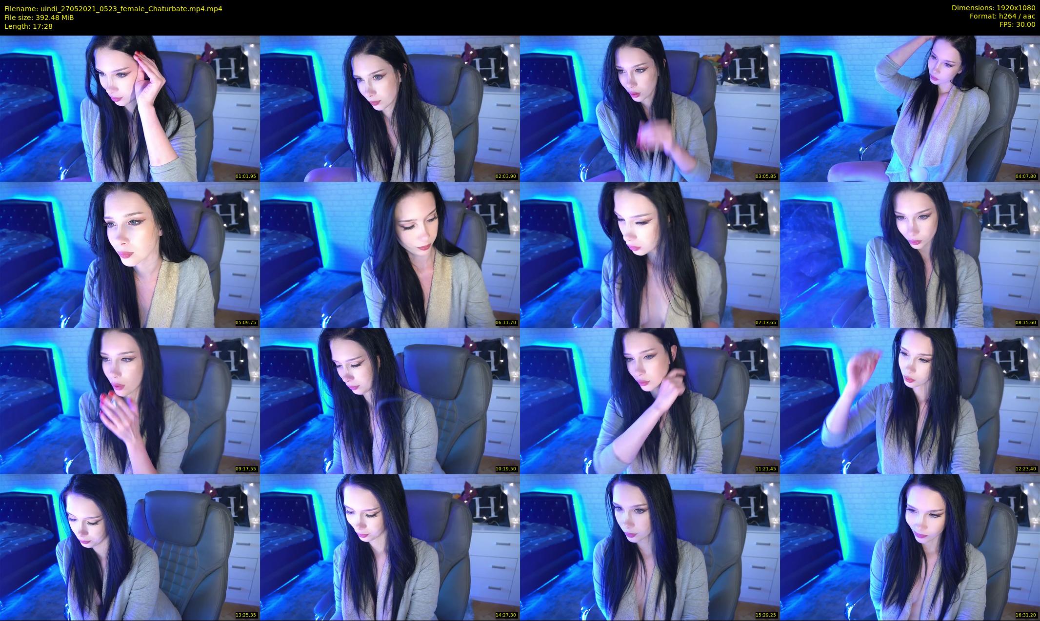 uindi — 18 minute Chaturbate female cam show recording, 1080p, May 27, 2021