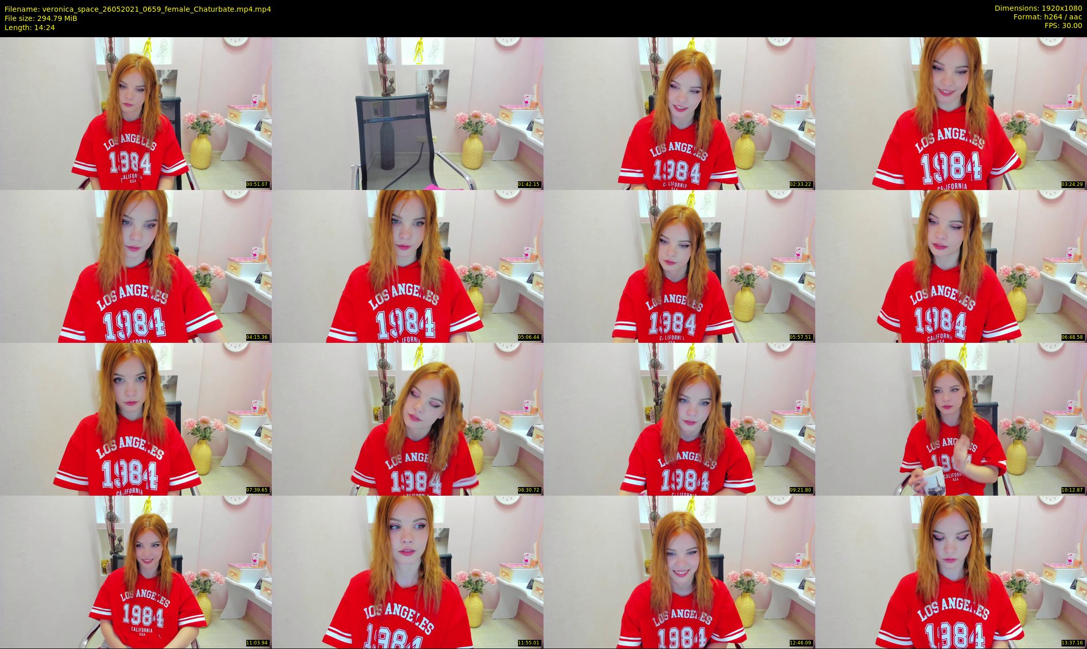 veronica_space — 15 minute Chaturbate female cam show recording, 1080p, May 26, 2021