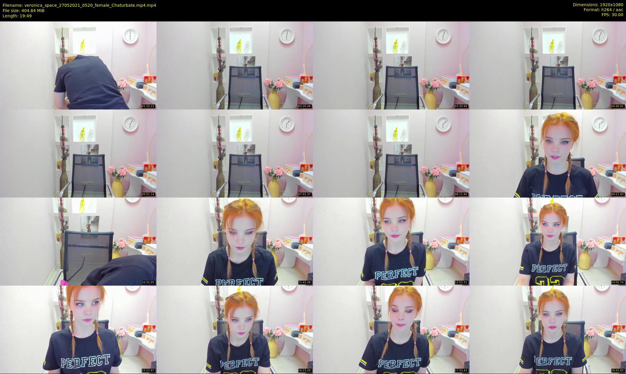 veronica_space — 20 minute Chaturbate female cam show recording, 1080p, May 27, 2021