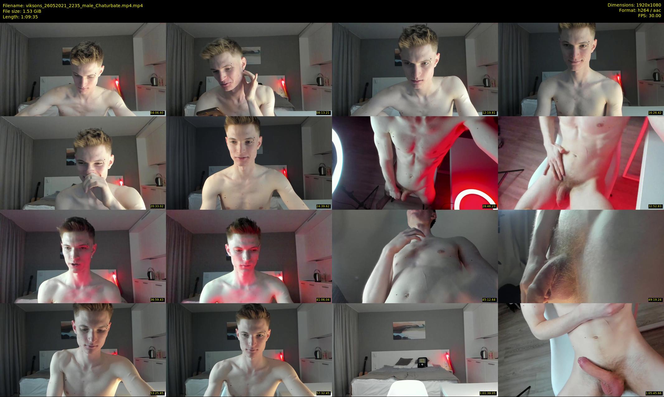 viksons — 70 minute Chaturbate male cam show recording, 1080p, May 26, 2021