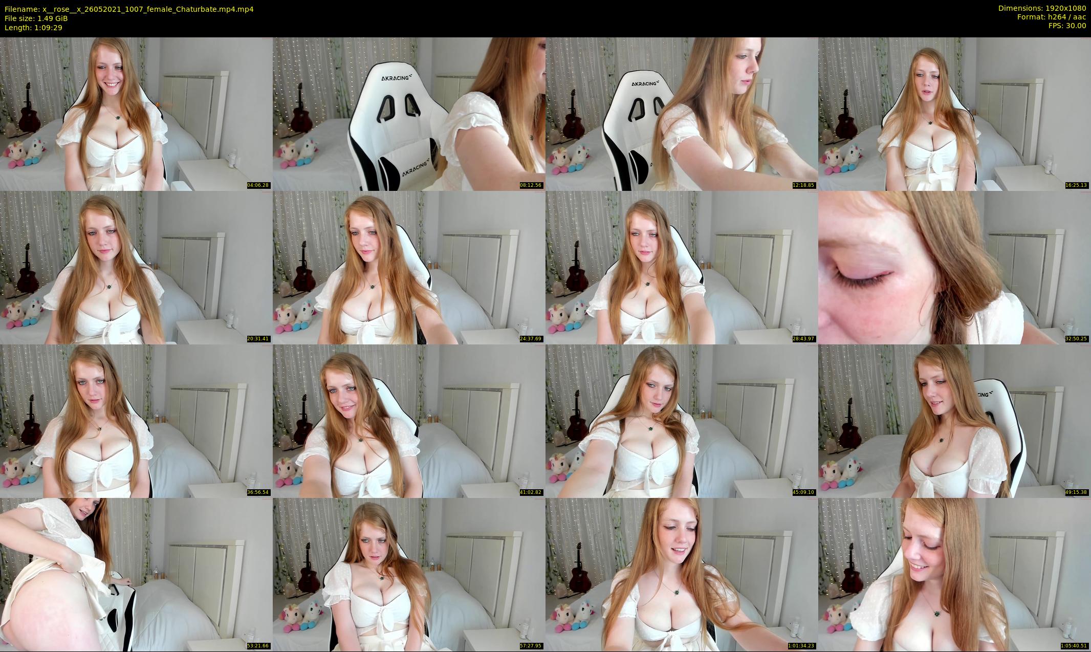 x__rose__x — 70 minute Chaturbate female cam show recording, 1080p, May 26, 2021