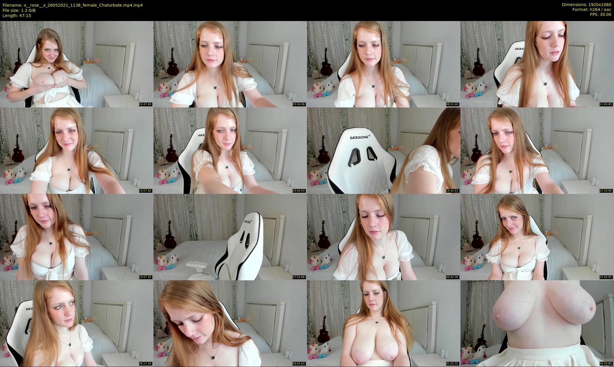 x__rose__x — 48 minute Chaturbate female cam show recording, 1080p, May 26, 2021