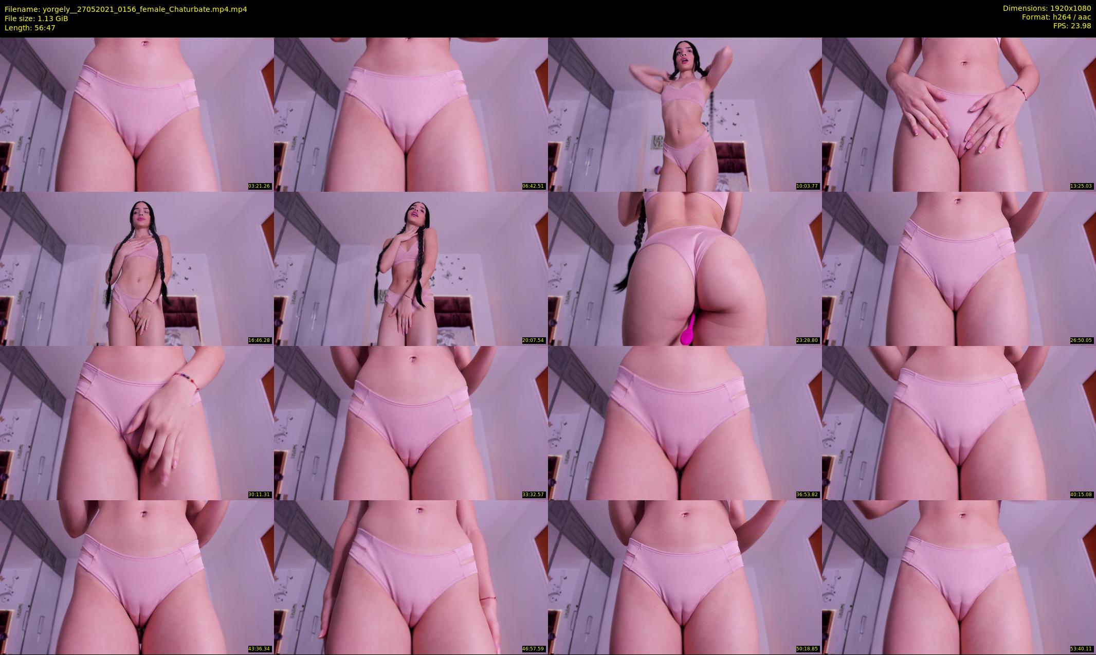 yorgely_ — 57 minute Chaturbate female cam show recording, 1080p, May 27, 2021