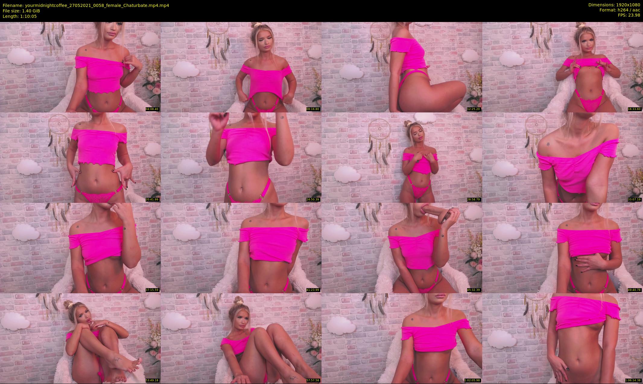 yourmidnightcoffee — 71 minute Chaturbate female cam show recording, 1080p, May 27, 2021