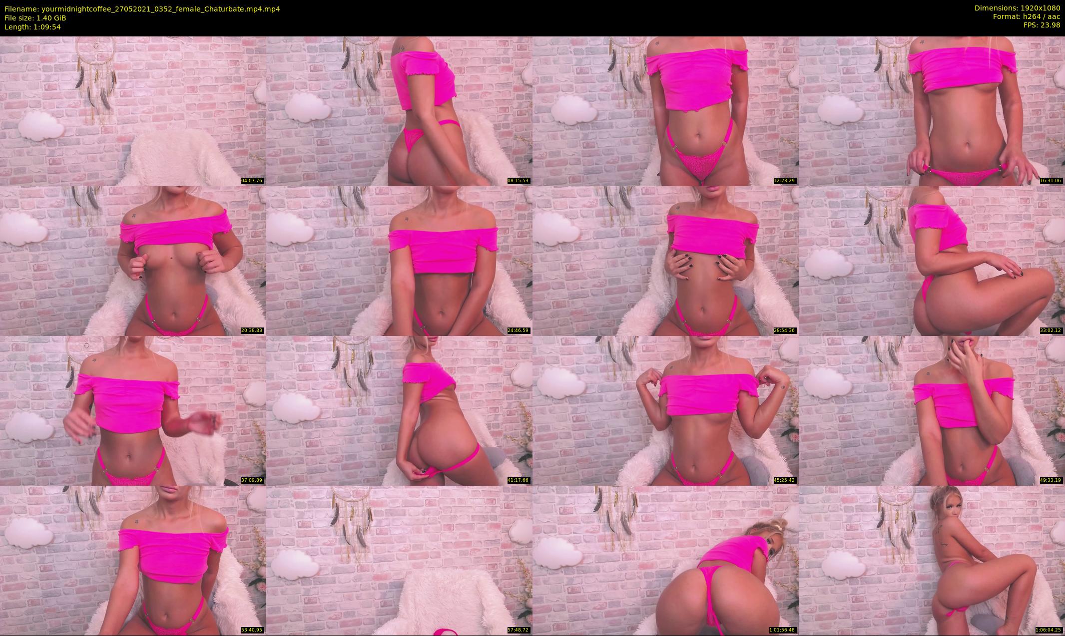 yourmidnightcoffee — 70 minute Chaturbate female cam show recording, 1080p, May 27, 2021