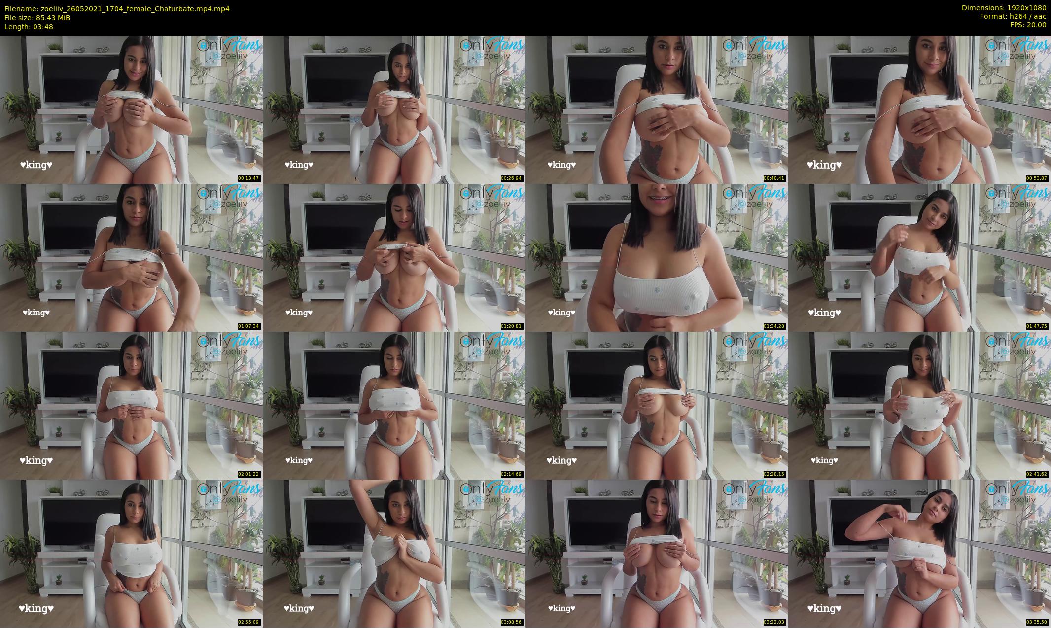 zoeliiv — 4 minute Chaturbate female cam show recording, 1080p, May 26, 2021