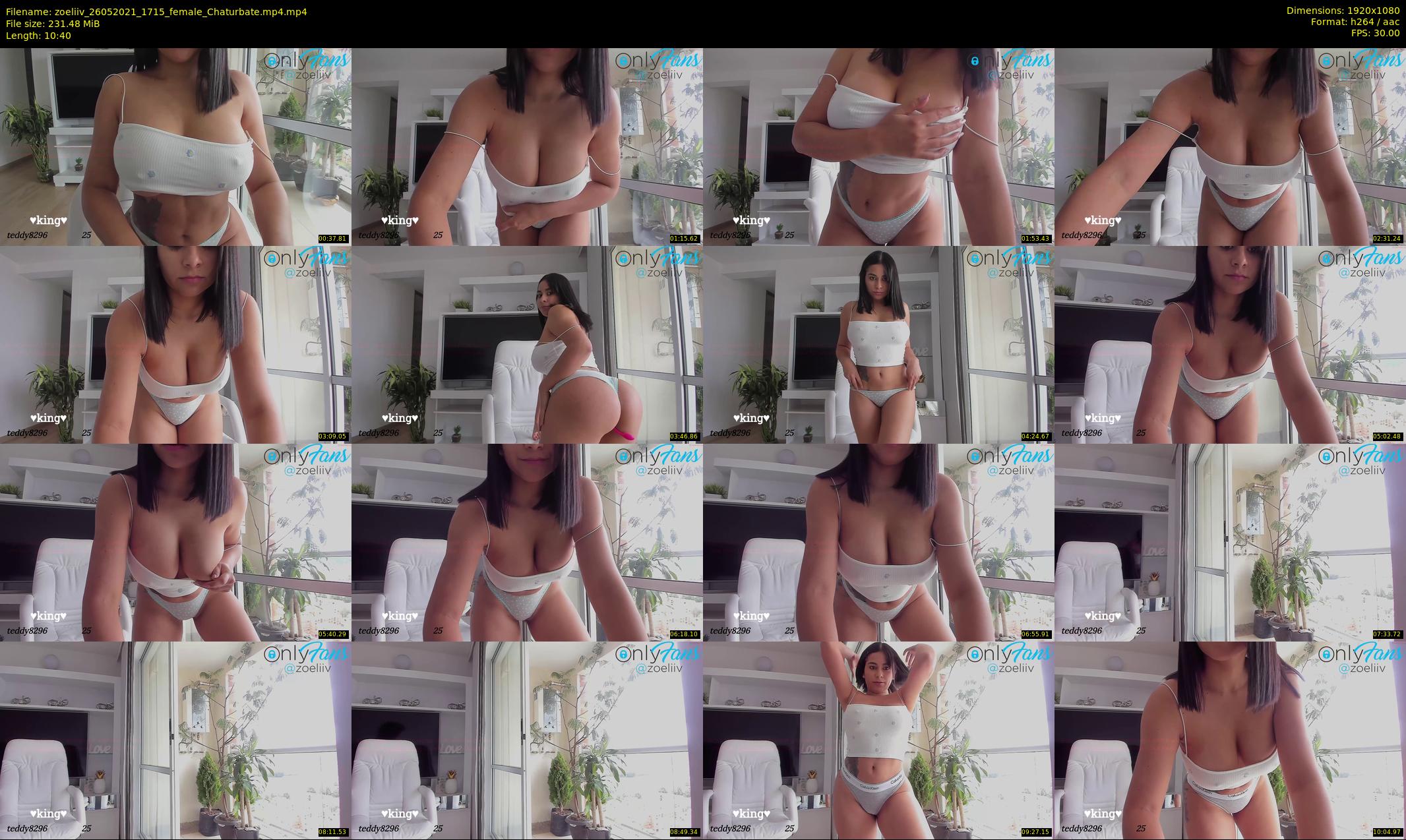 zoeliiv — 11 minute Chaturbate female cam show recording, 1080p, May 26, 2021