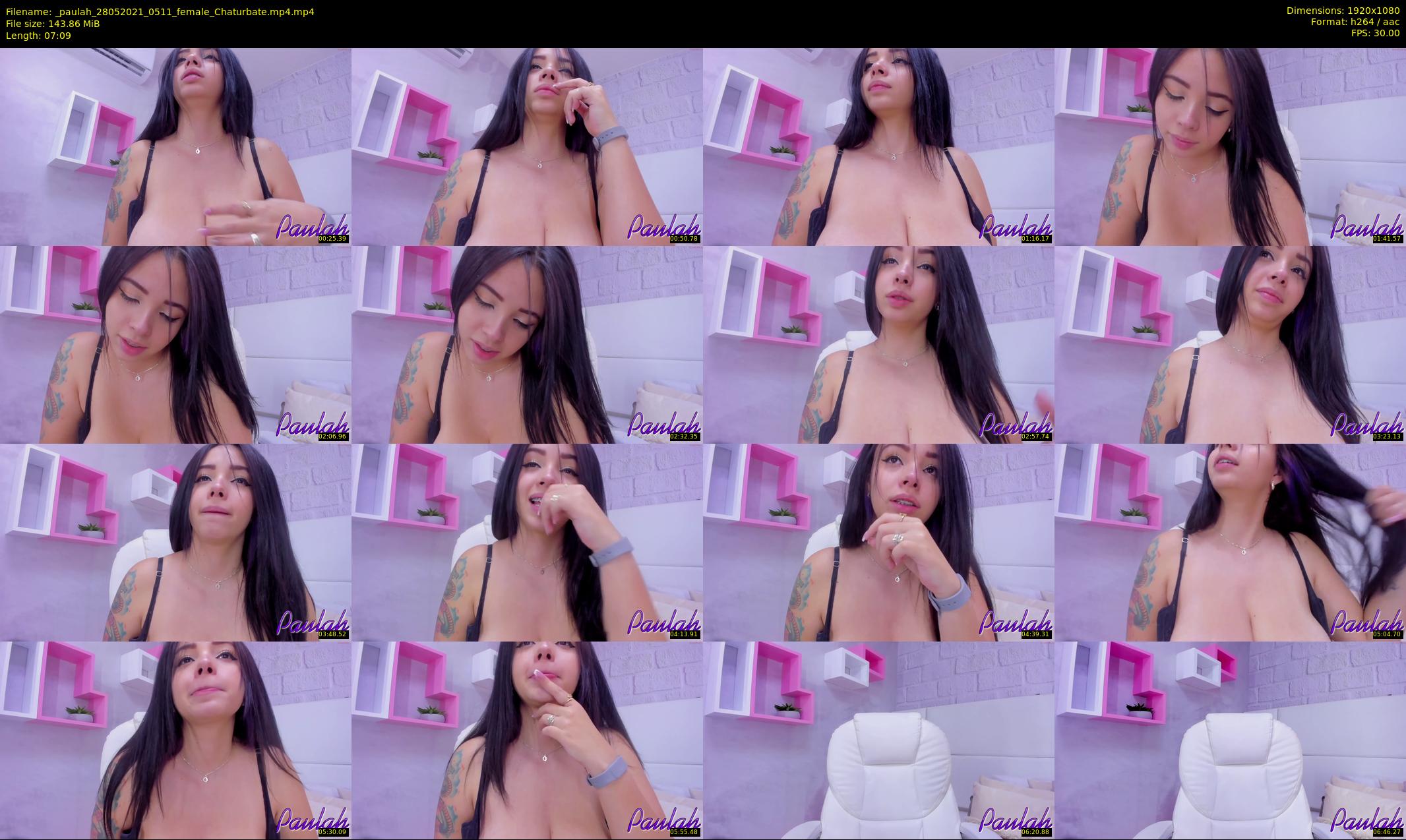 _paulah — 8 minute Chaturbate female cam show recording, 1080p, May 28, 2021