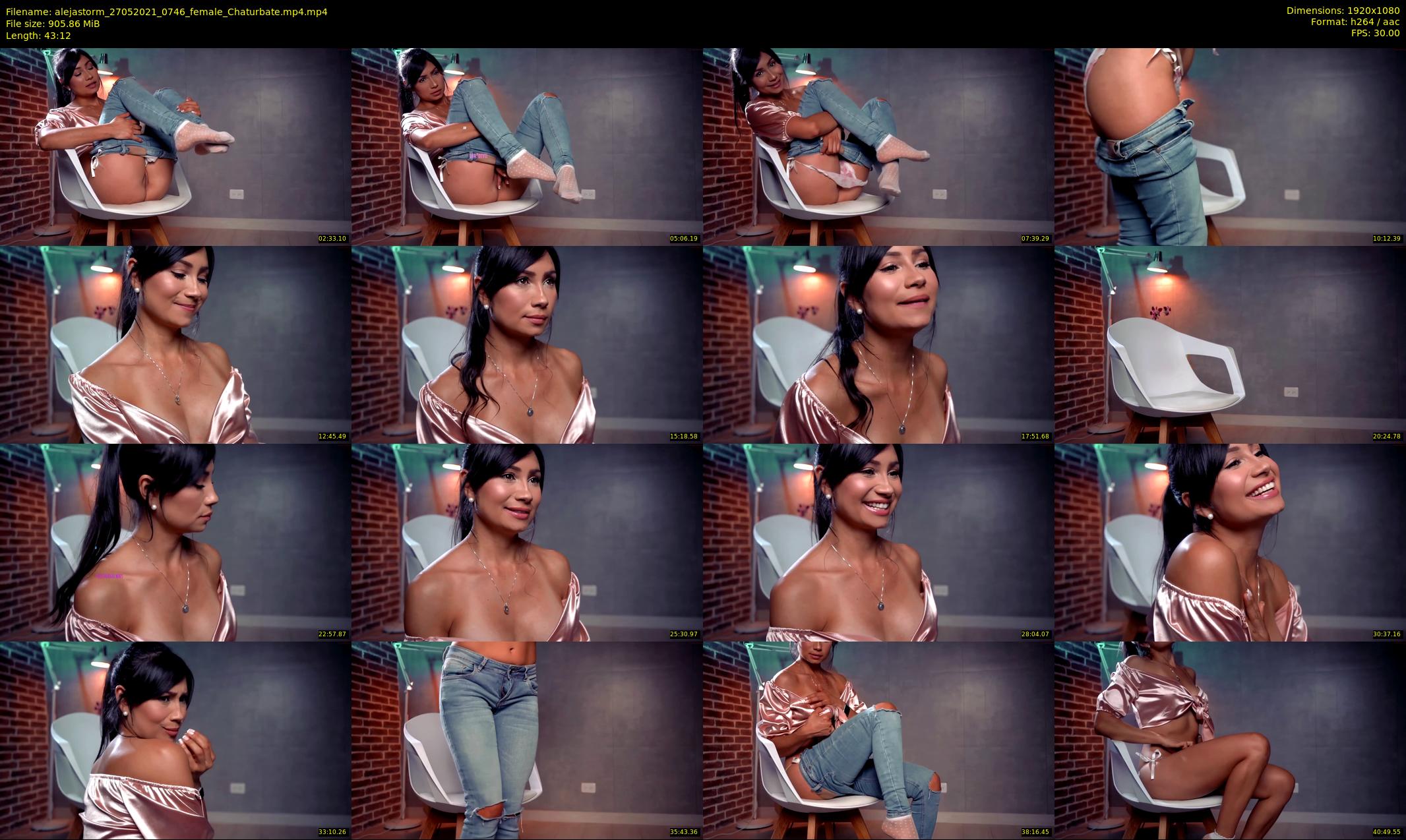 alejastorm — 44 minute Chaturbate female cam show recording, 1080p, May 27, 2021