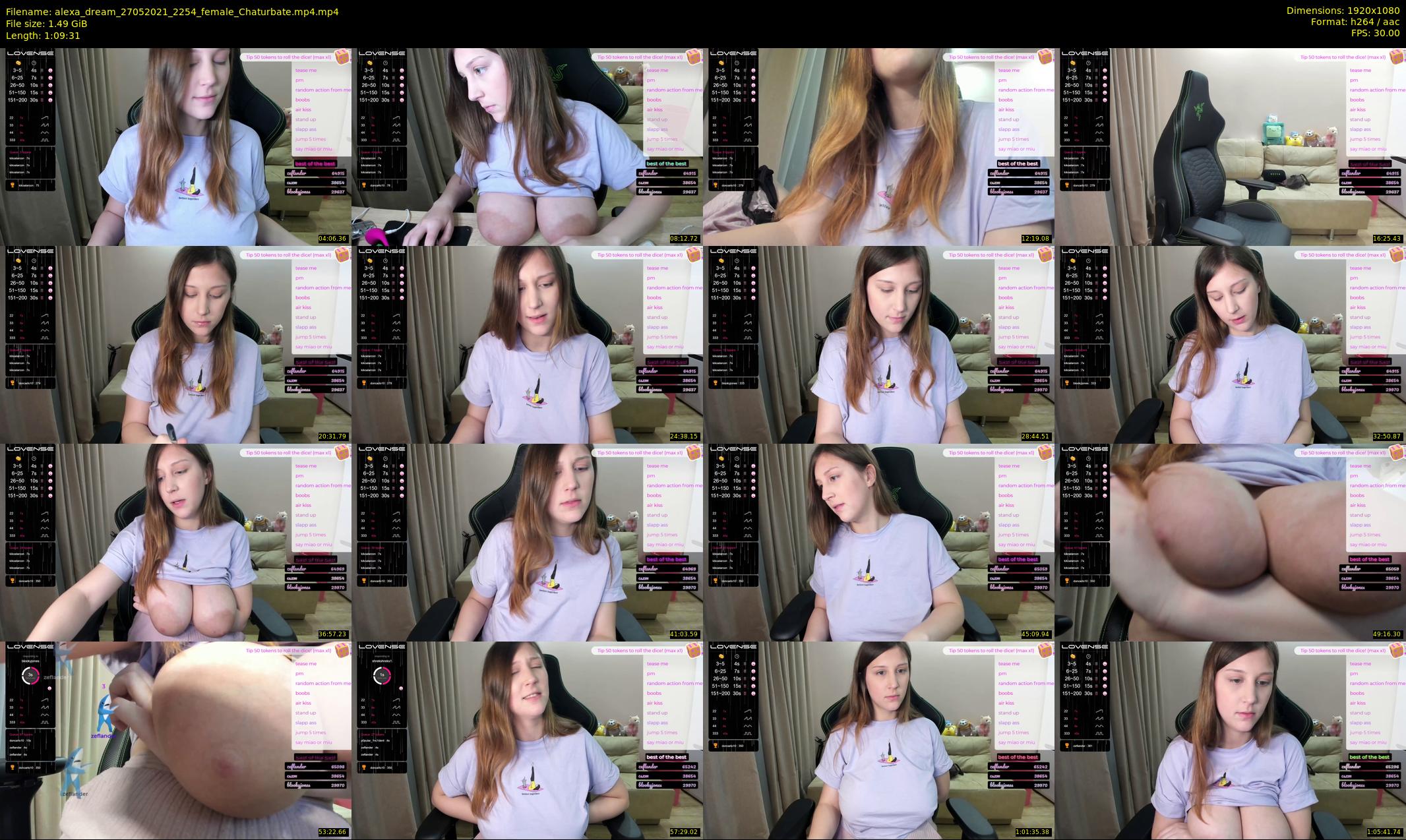 alexa_dream — 70 minute Chaturbate female cam show recording, 1080p, May 27, 2021