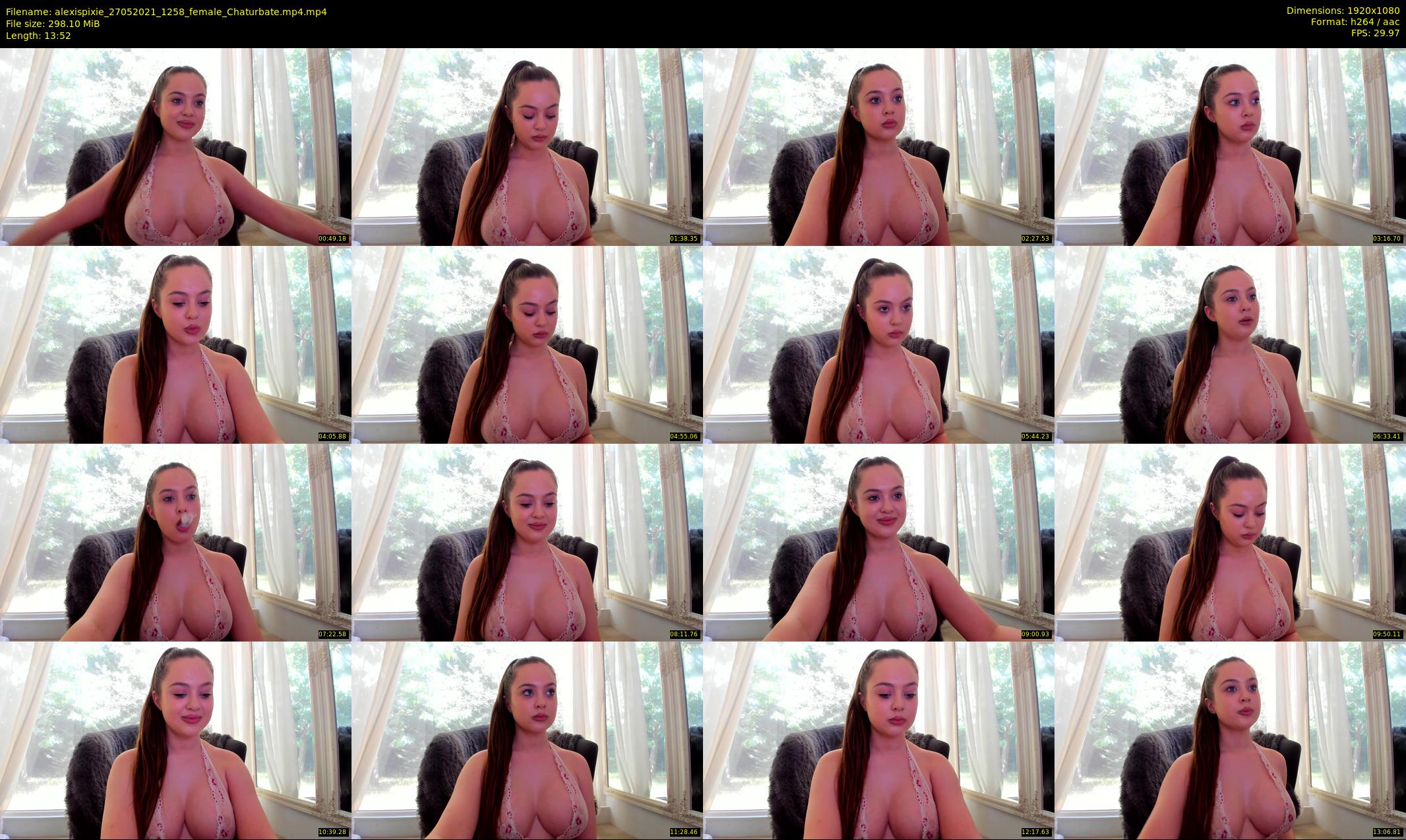 alexispixie — 14 minute Chaturbate female cam show recording, 1080p, May 27, 2021