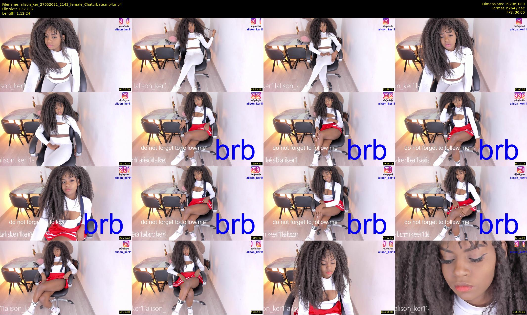 alison_ker — 73 minute Chaturbate female cam show recording, 1080p, May 27, 2021