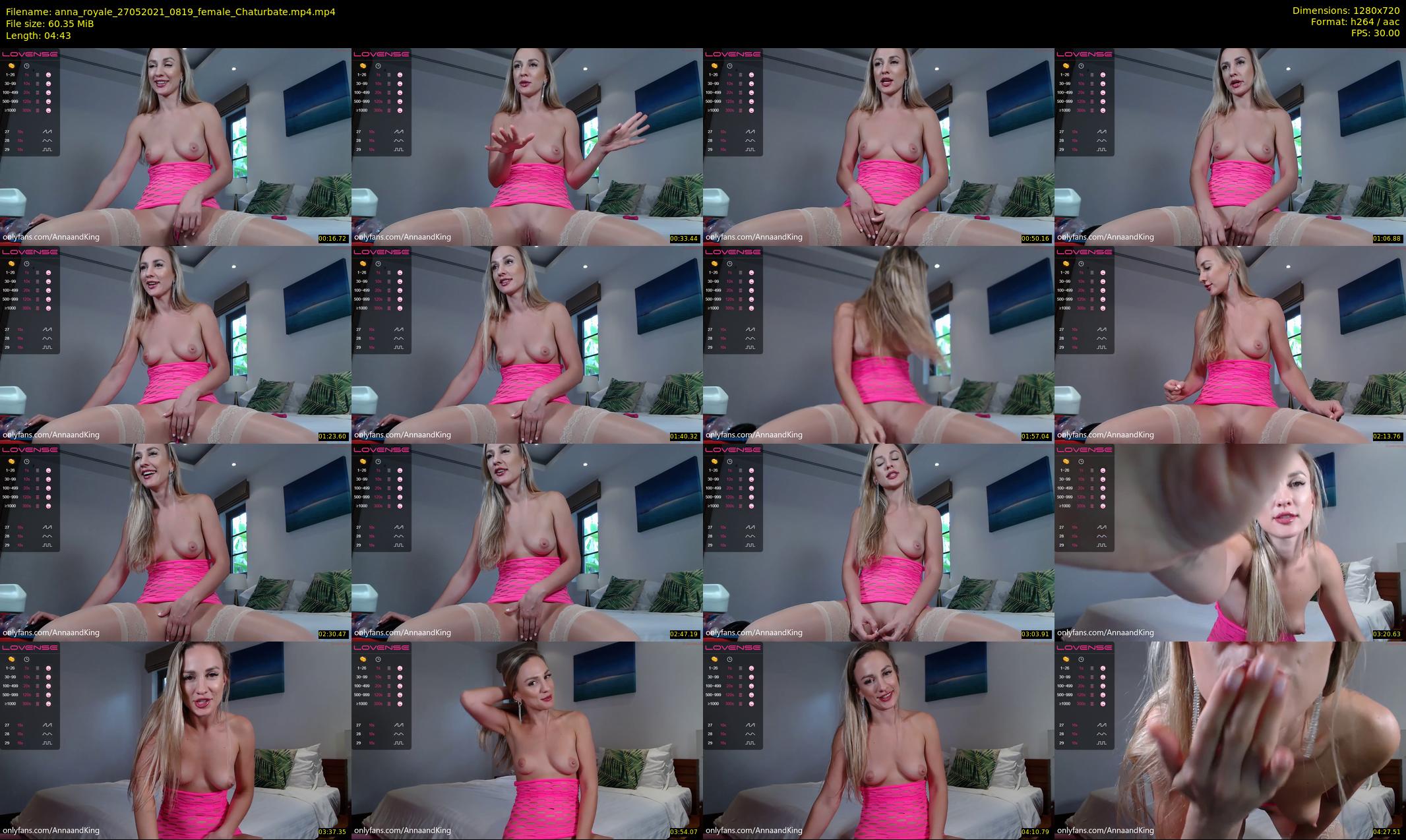 anna_royale — 5 minute Chaturbate female cam show recording, 720p, May 27, 2021