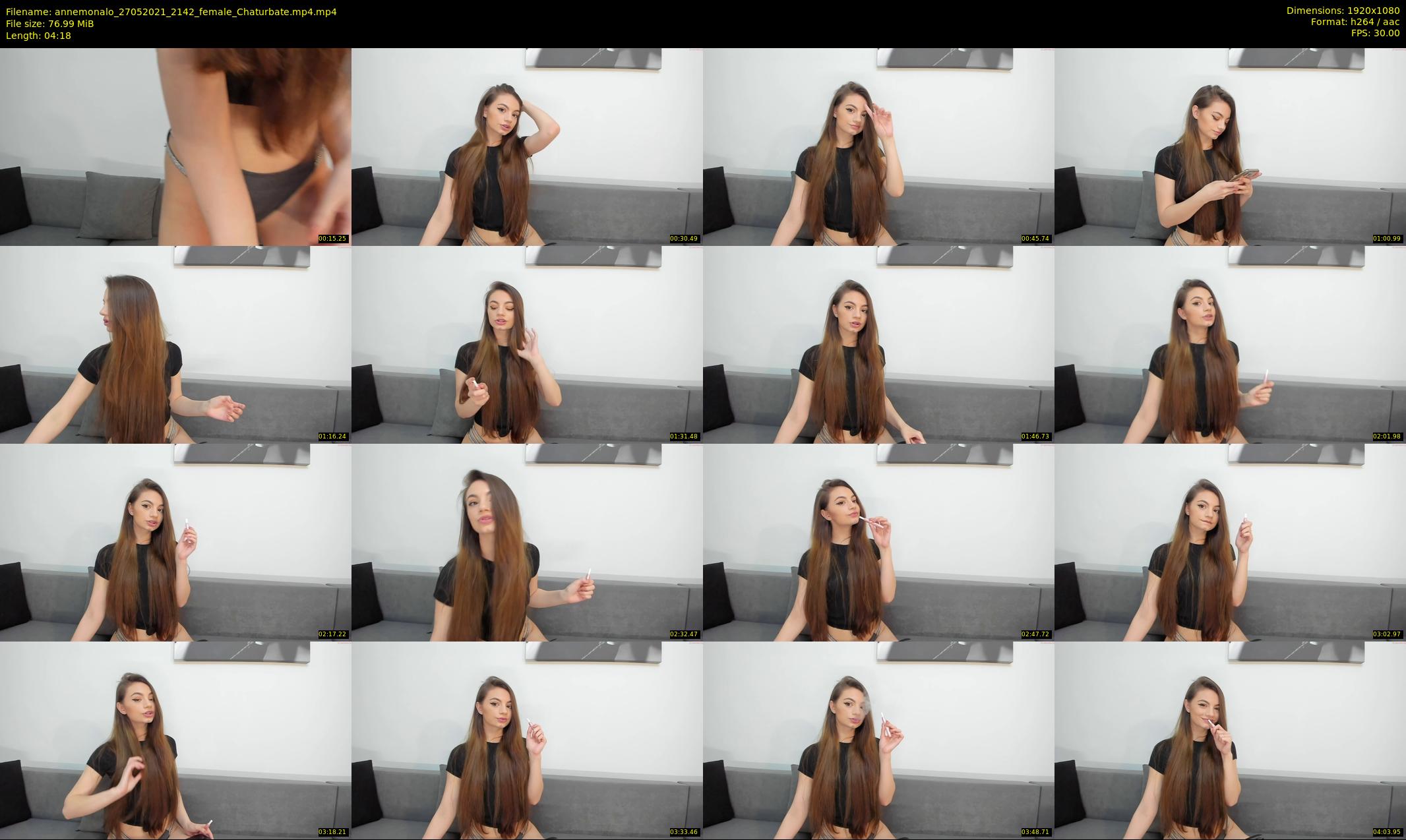 annemonalo — 5 minute Chaturbate female cam show recording, 1080p, May 27, 2021