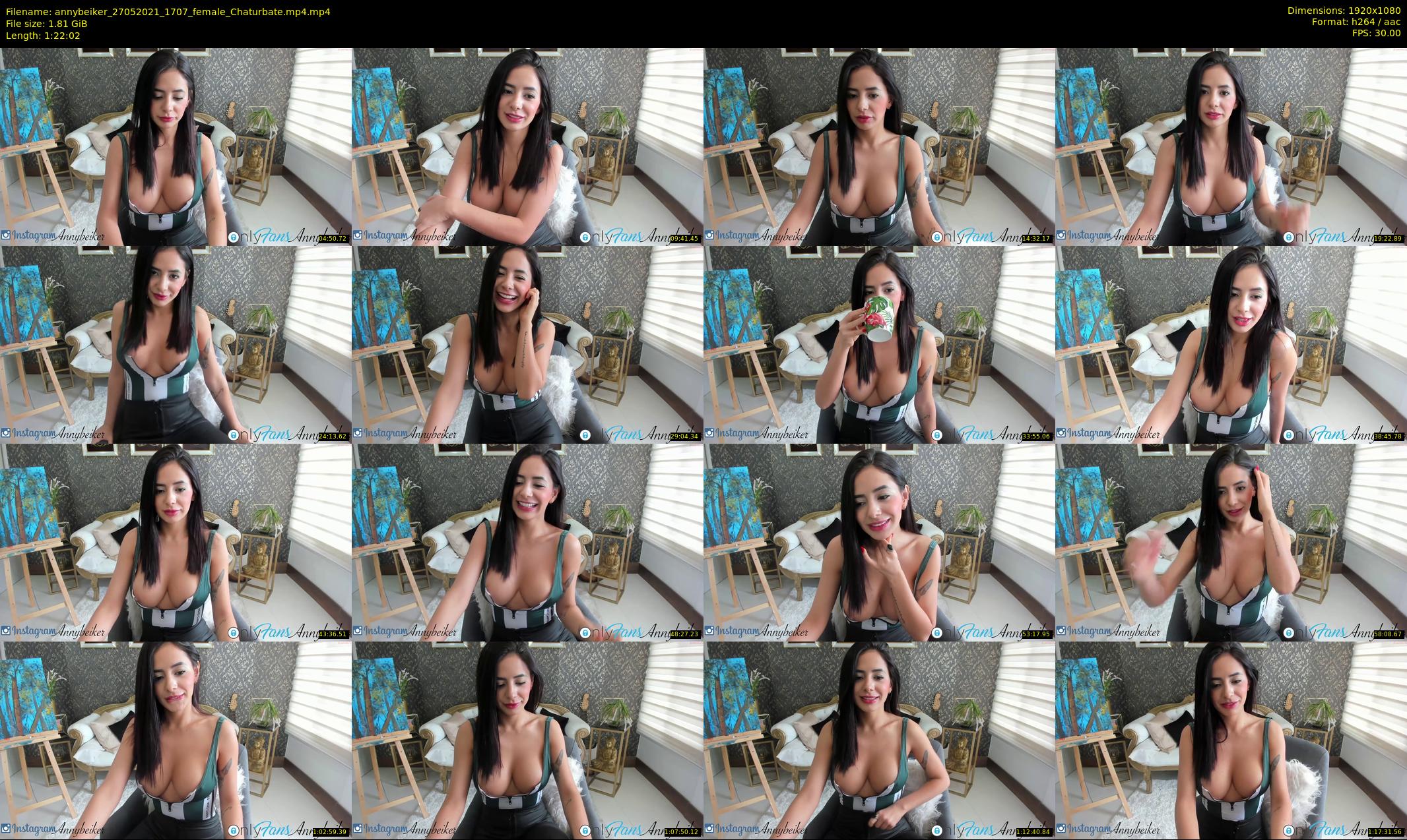 annybeiker — 83 minute Chaturbate female cam show recording, 1080p, May 27, 2021