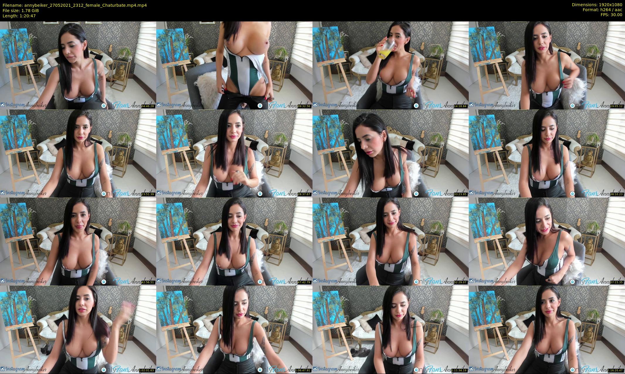 annybeiker — 81 minute Chaturbate female cam show recording, 1080p, May 27, 2021