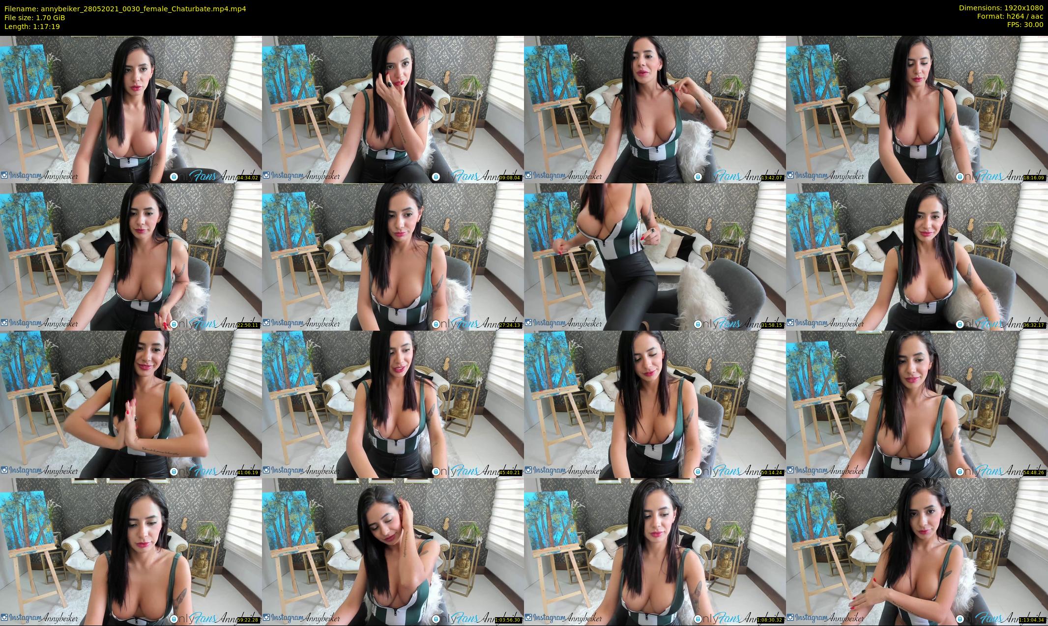annybeiker — 78 minute Chaturbate female cam show recording, 1080p, May 28, 2021