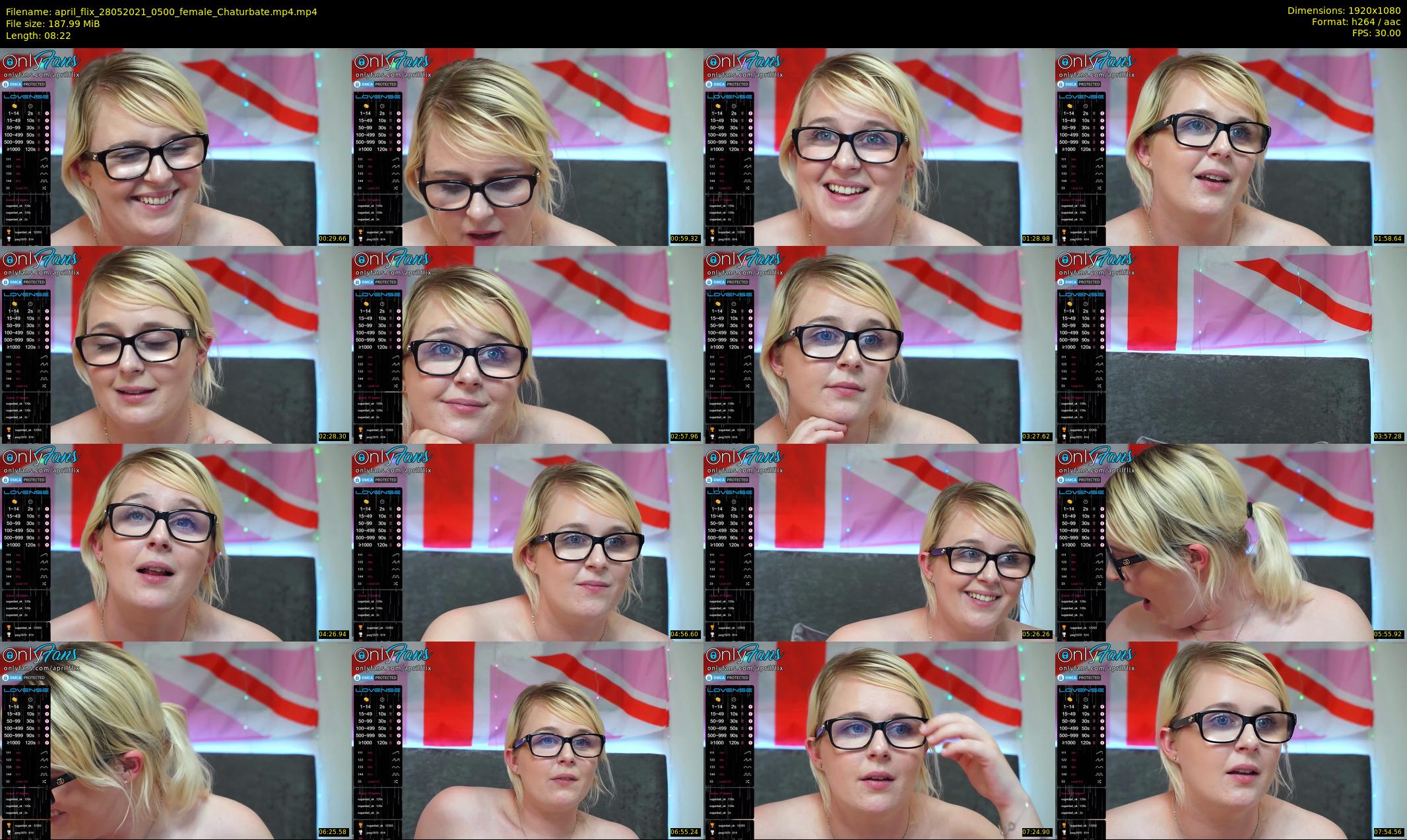 april_flix — 9 minute Chaturbate female cam show recording, 1080p, May 28, 2021