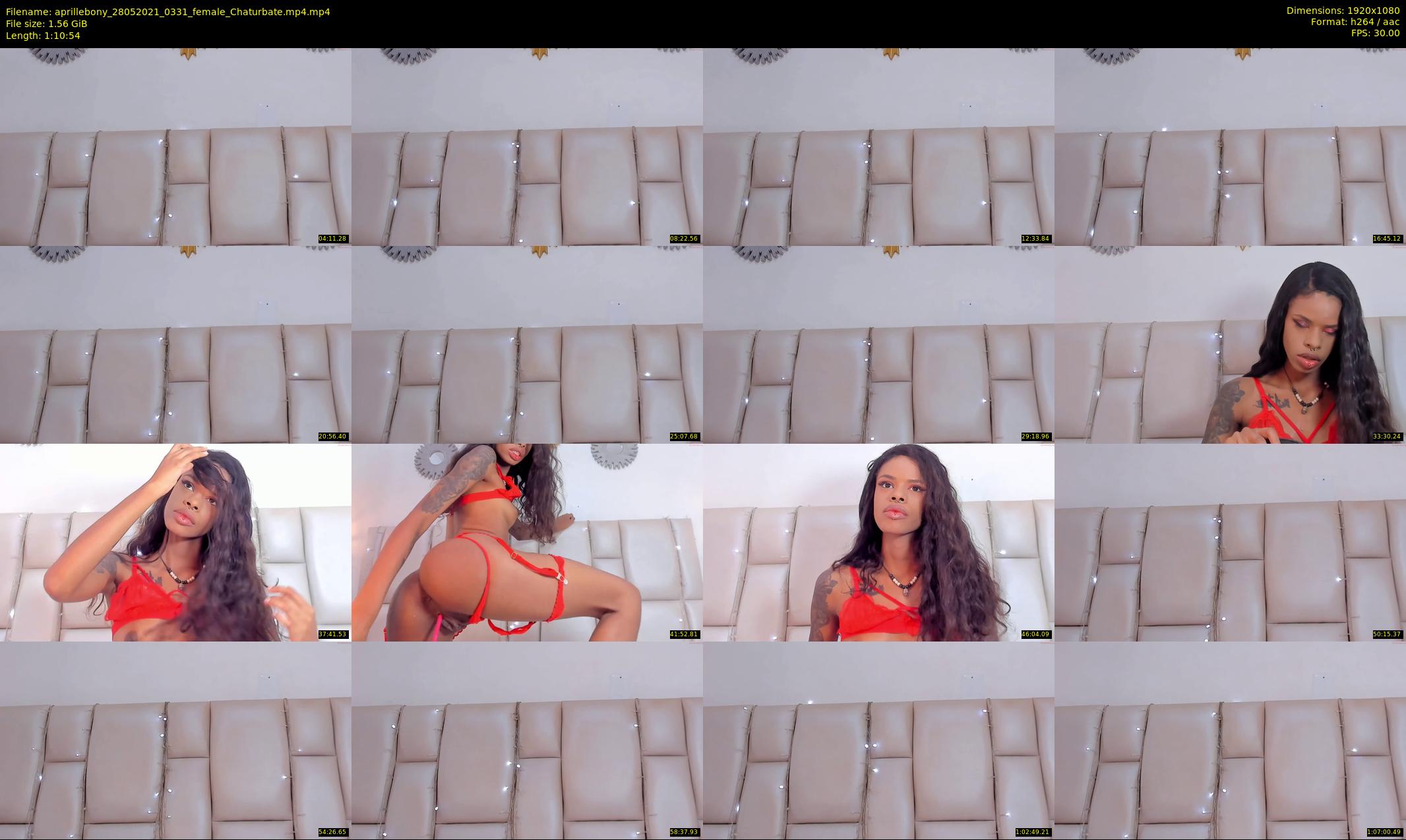 aprillebony — 71 minute Chaturbate female cam show recording, 1080p, May 28, 2021