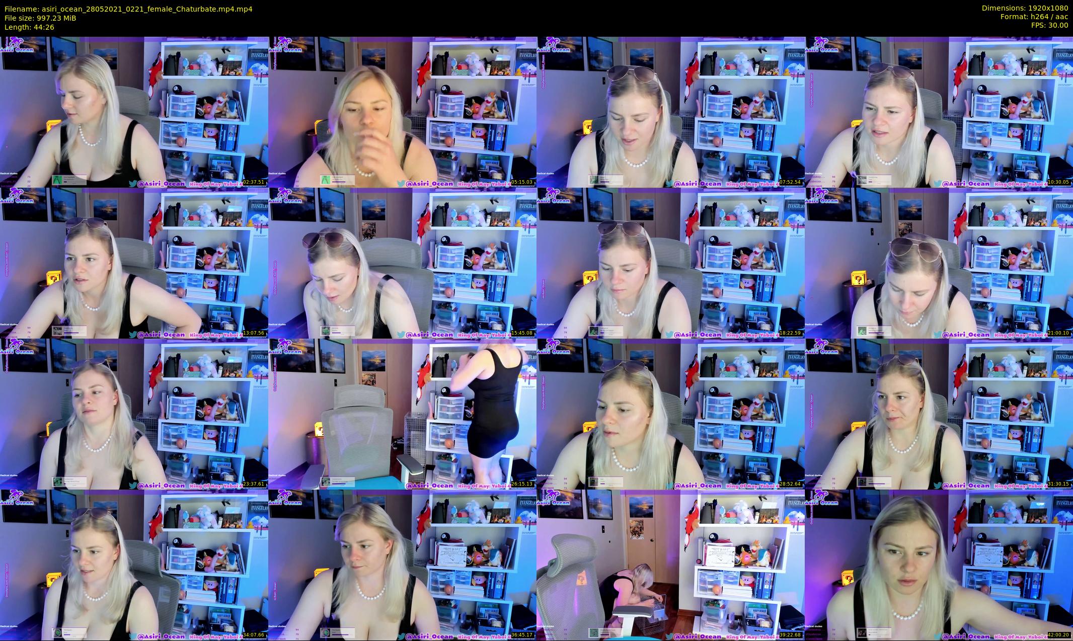 asiri_ocean — 45 minute Chaturbate female cam show recording, 1080p, May 28, 2021