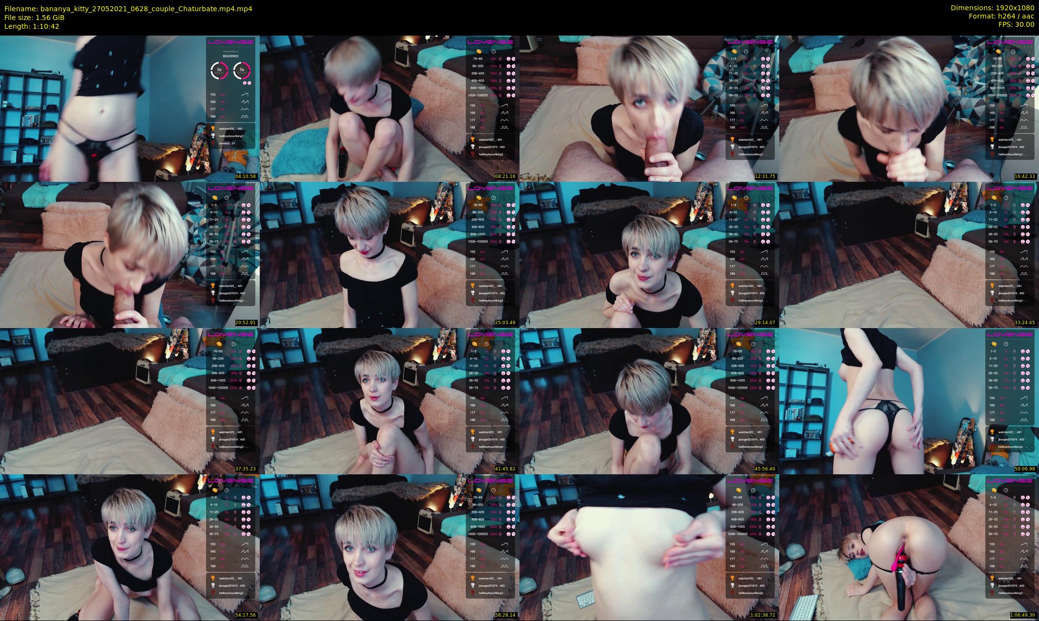 bananya_kitty — 71 minute Chaturbate couple cam show recording, 1080p, May 27, 2021