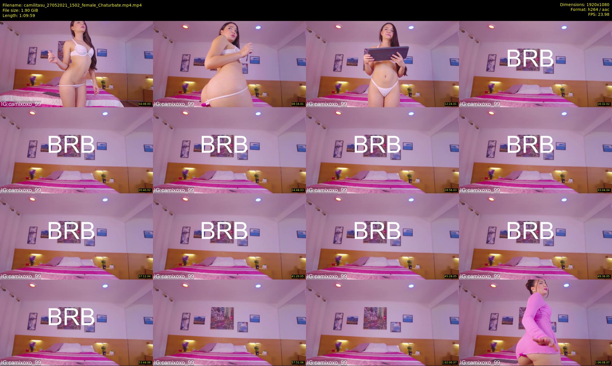 camilitasu — 70 minute Chaturbate female cam show recording, 1080p, May 27, 2021