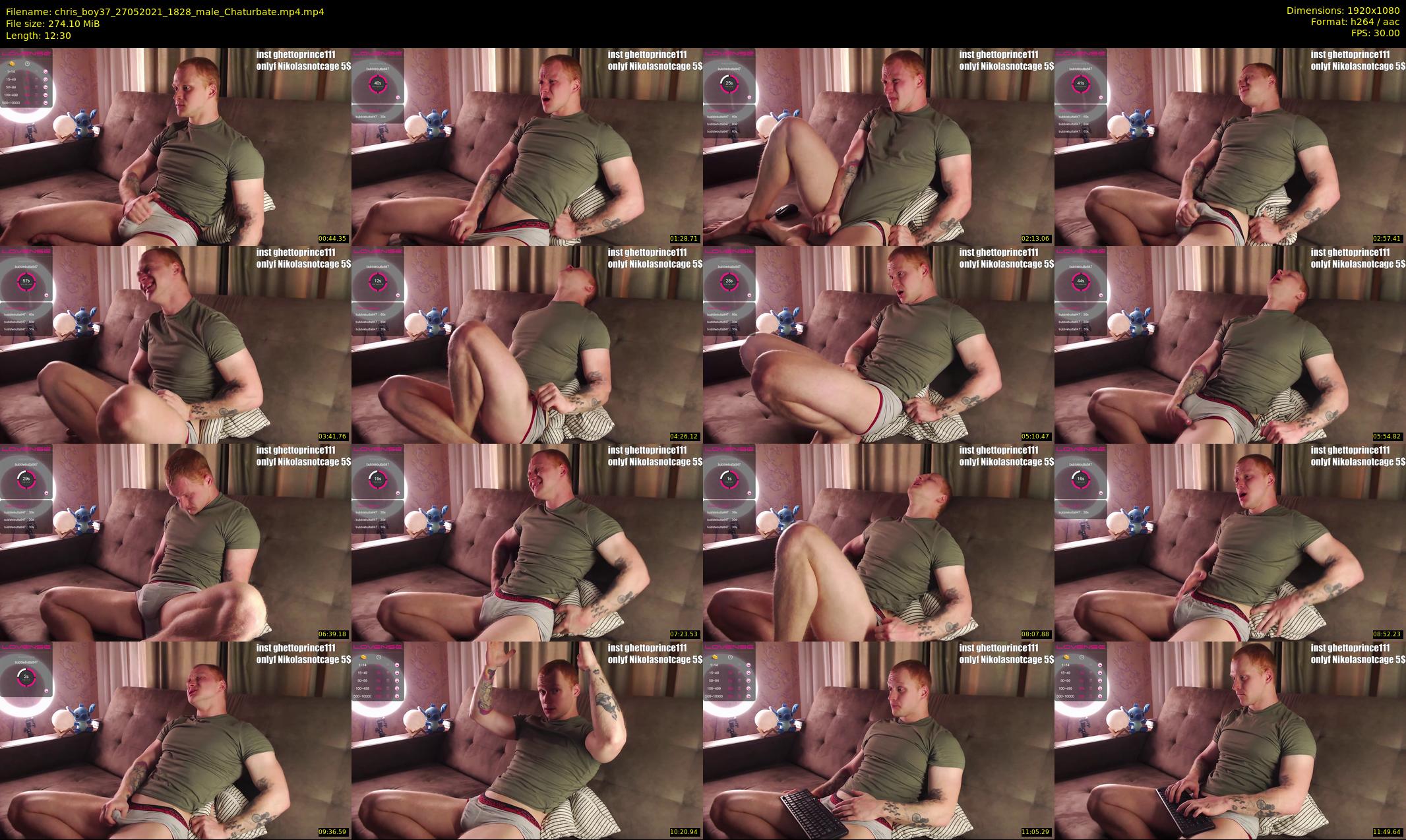 chris_boy37 — 13 minute Chaturbate male cam show recording, 1080p, May 27, 2021