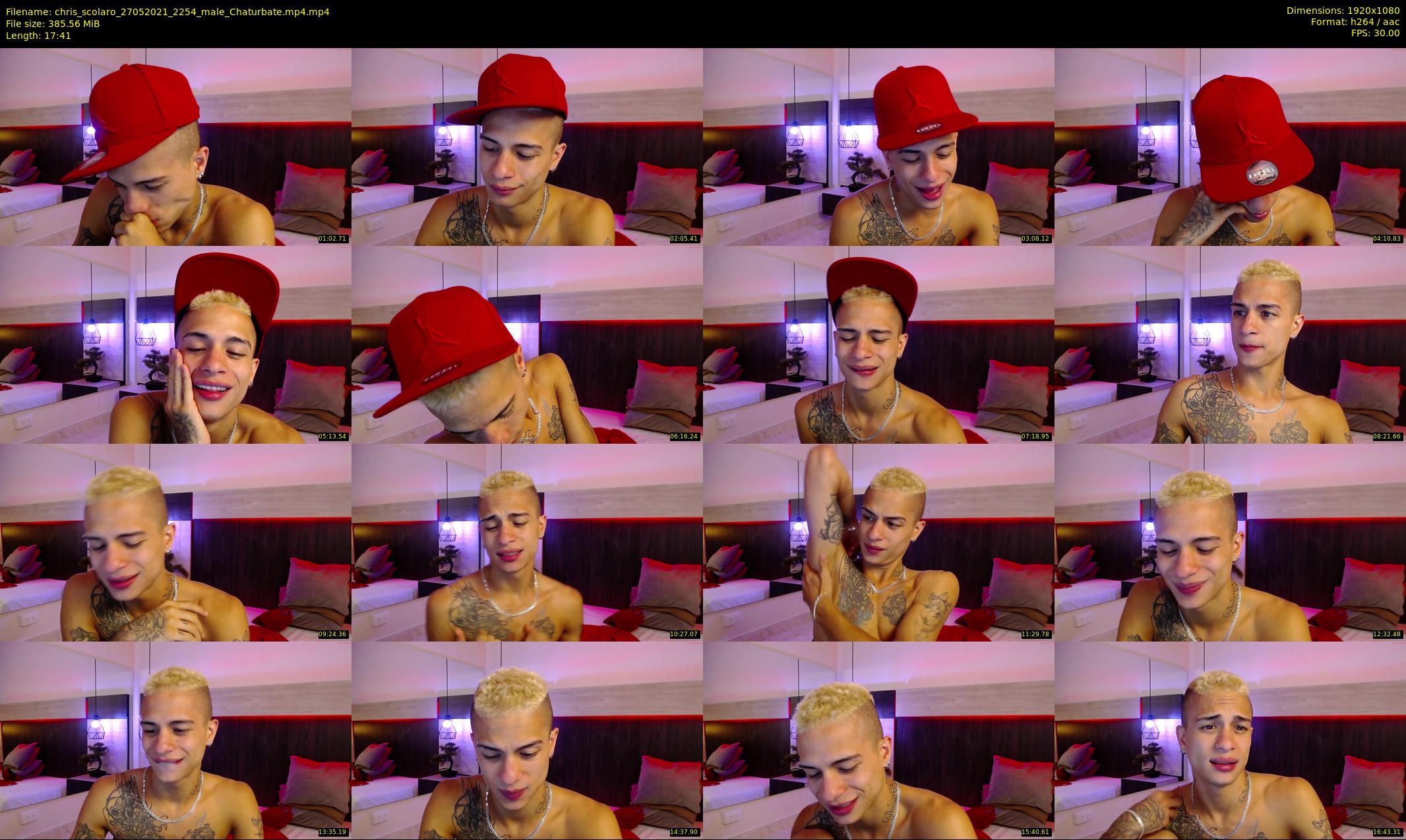 chris_scolaro — 18 minute Chaturbate male cam show recording, 1080p, May 27, 2021
