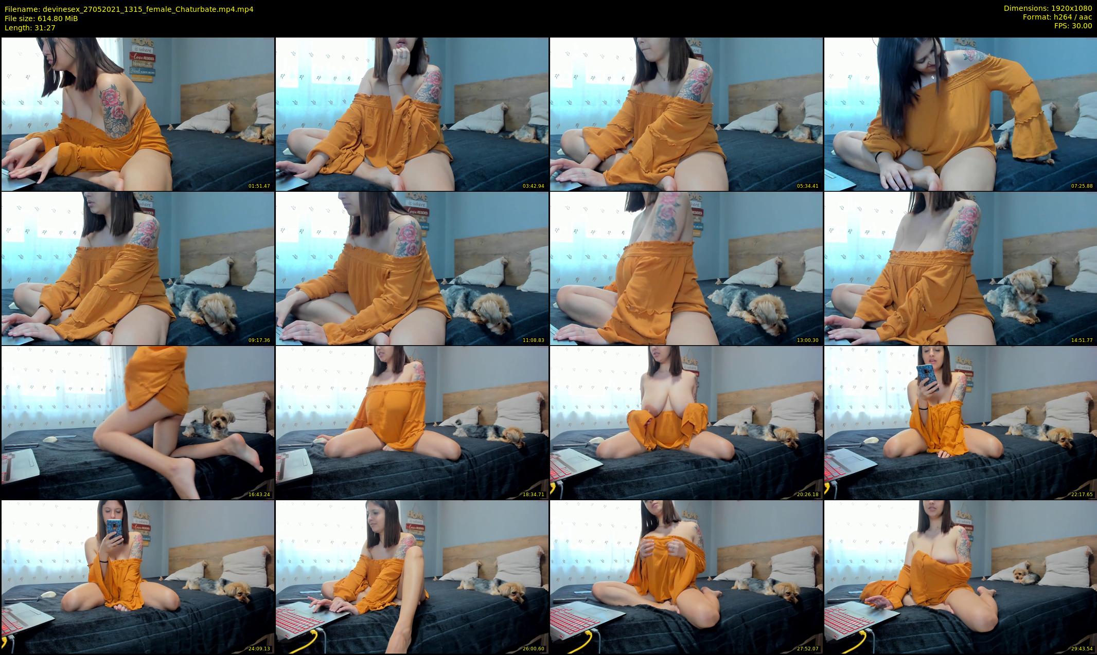 devinesex — 32 minute Chaturbate female cam show recording, 1080p, May 27, 2021