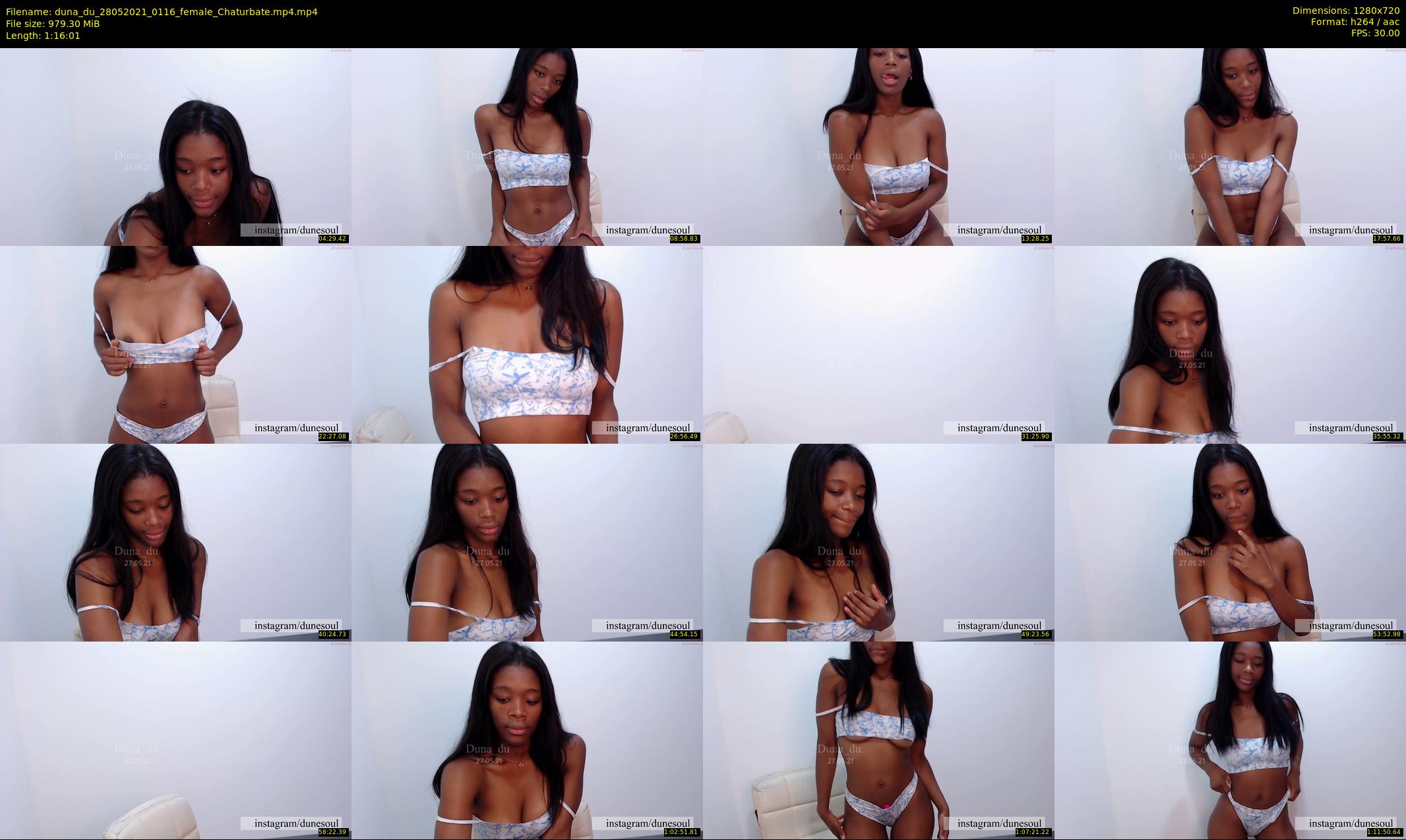 duna_du — 77 minute Chaturbate female cam show recording, 720p, May 28, 2021