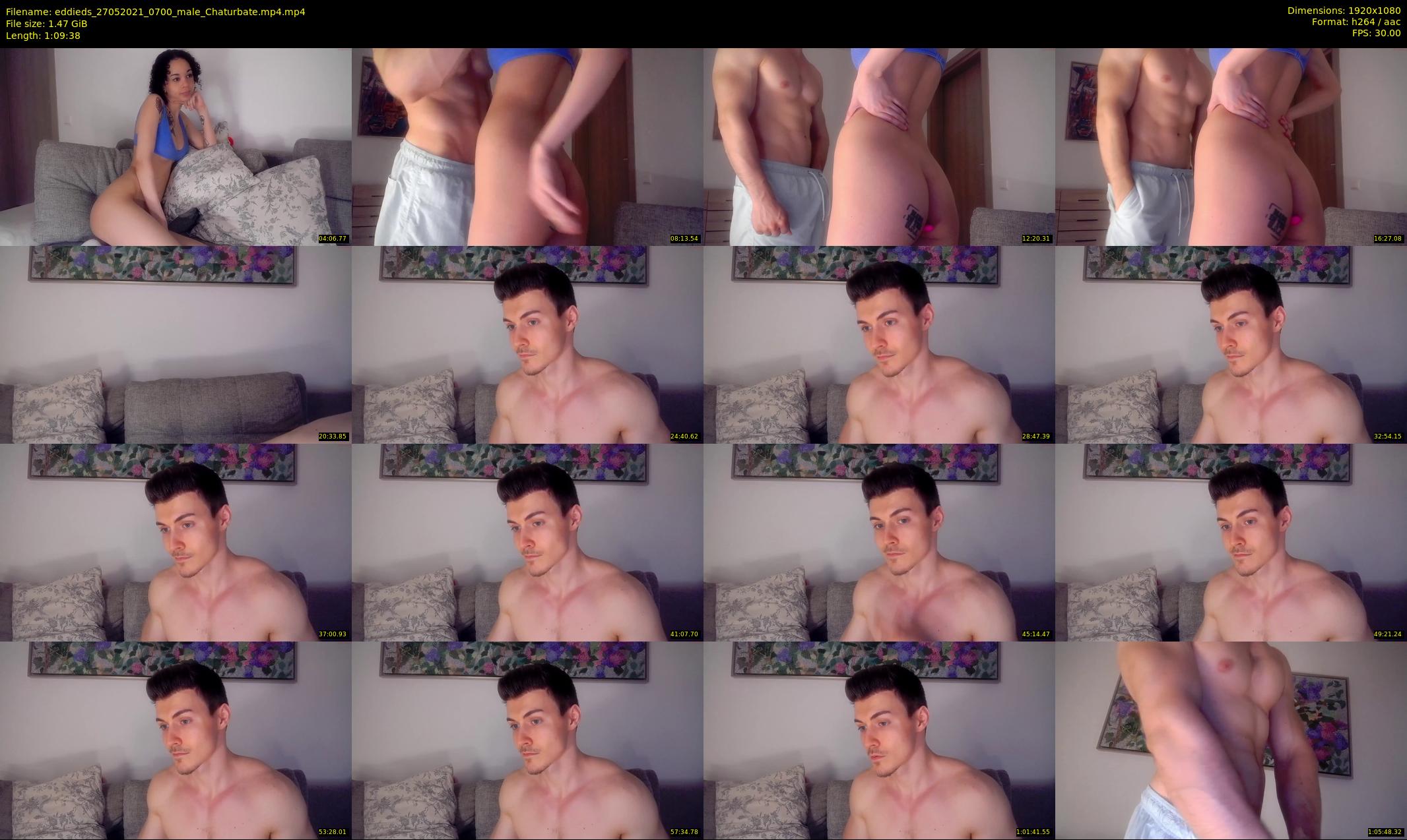 eddieds — 70 minute Chaturbate male cam show recording, 1080p, May 27, 2021