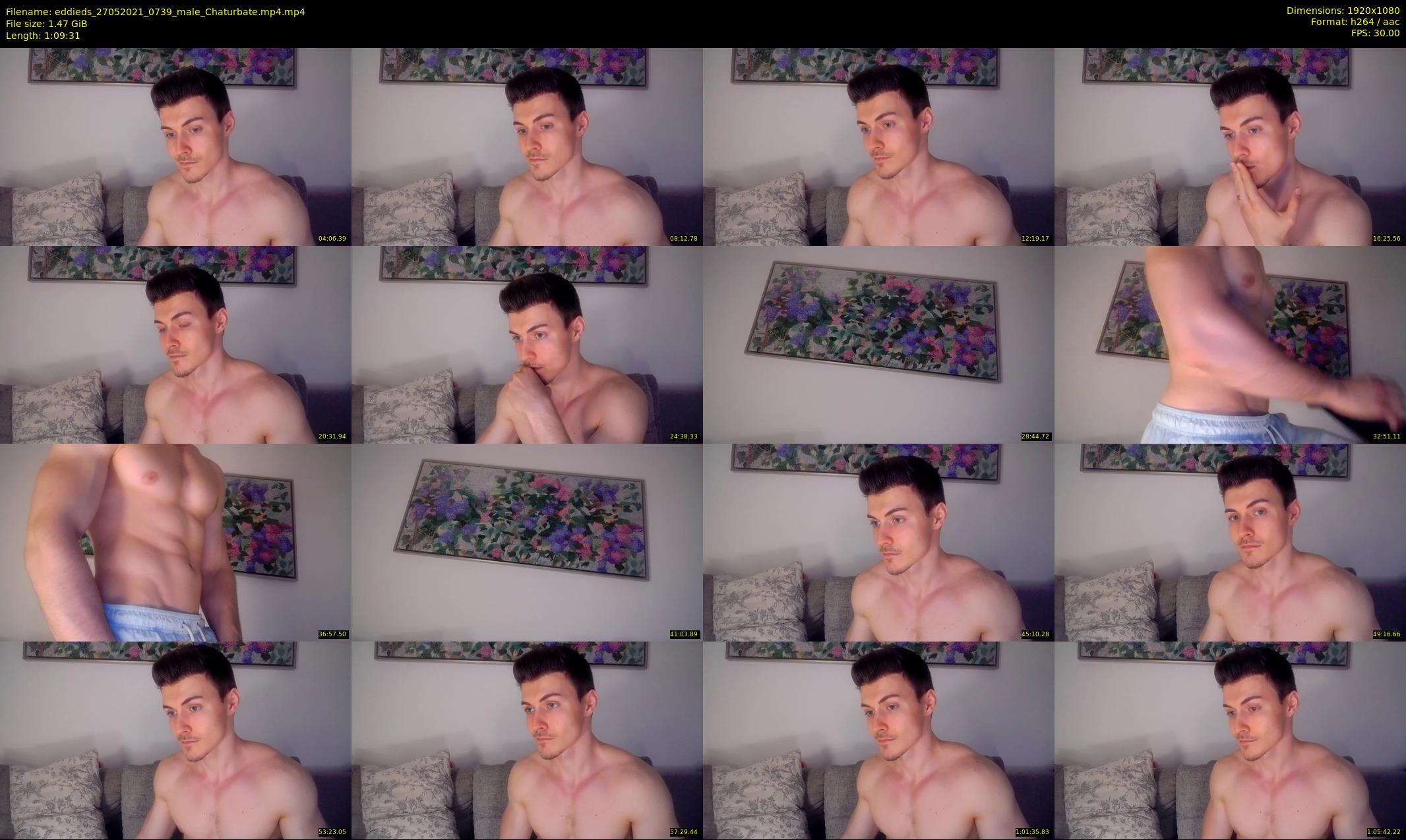 eddieds — 70 minute Chaturbate male cam show recording, 1080p, May 27, 2021