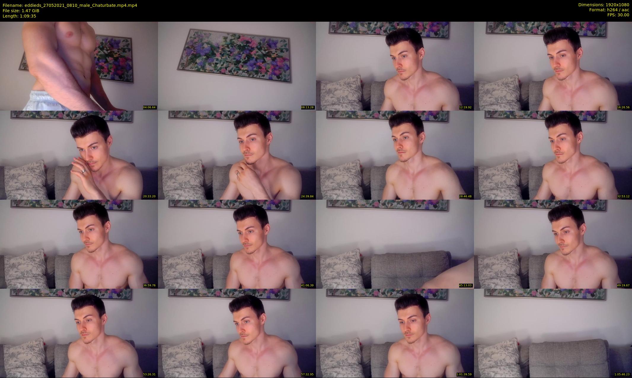eddieds — 70 minute Chaturbate male cam show recording, 1080p, May 27, 2021