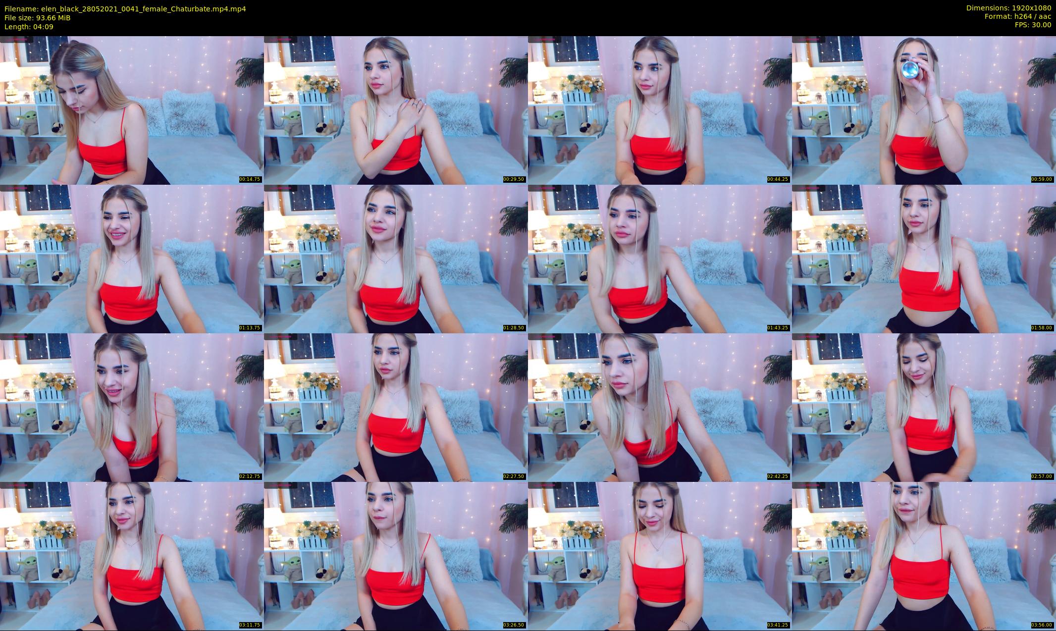 elen_black — 5 minute Chaturbate female cam show recording, 1080p, May 28, 2021