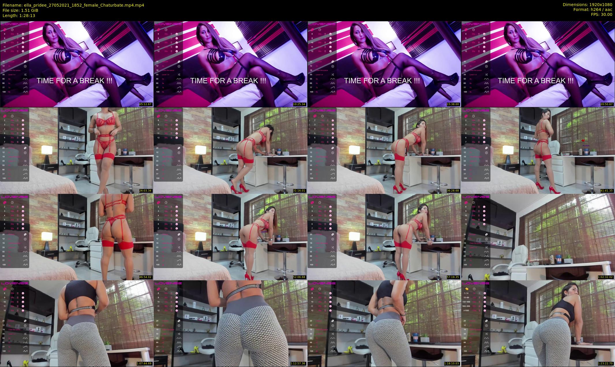 ella_pridee — 89 minute Chaturbate female cam show recording, 1080p, May 27, 2021