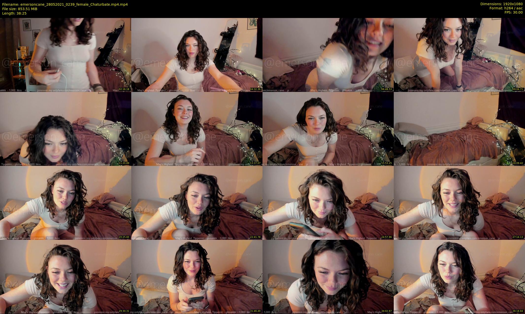 emersoncane — 39 minute Chaturbate female cam show recording, 1080p, May 28, 2021