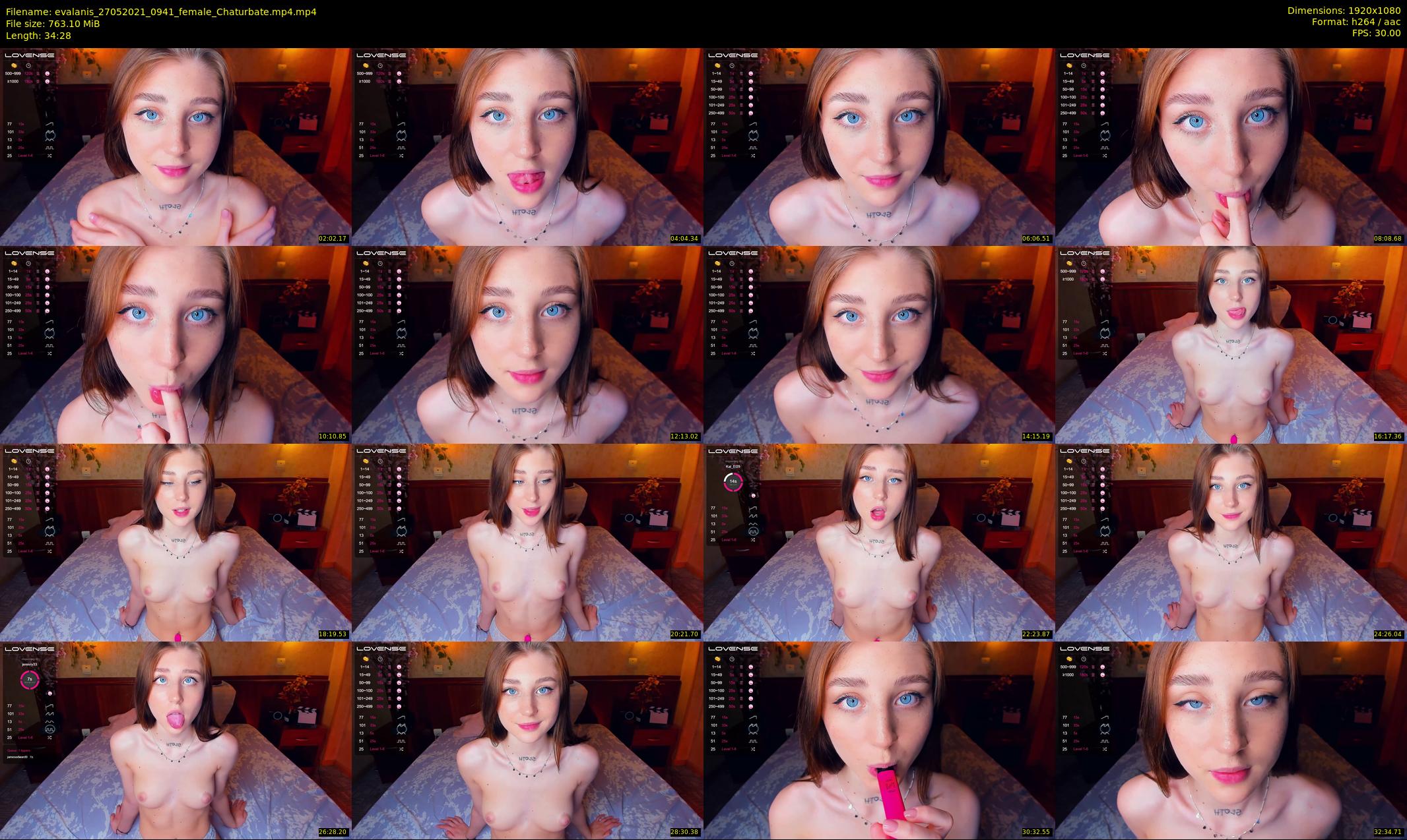 evalanis — 35 minute Chaturbate couple cam show recording, 1080p, May 27, 2021