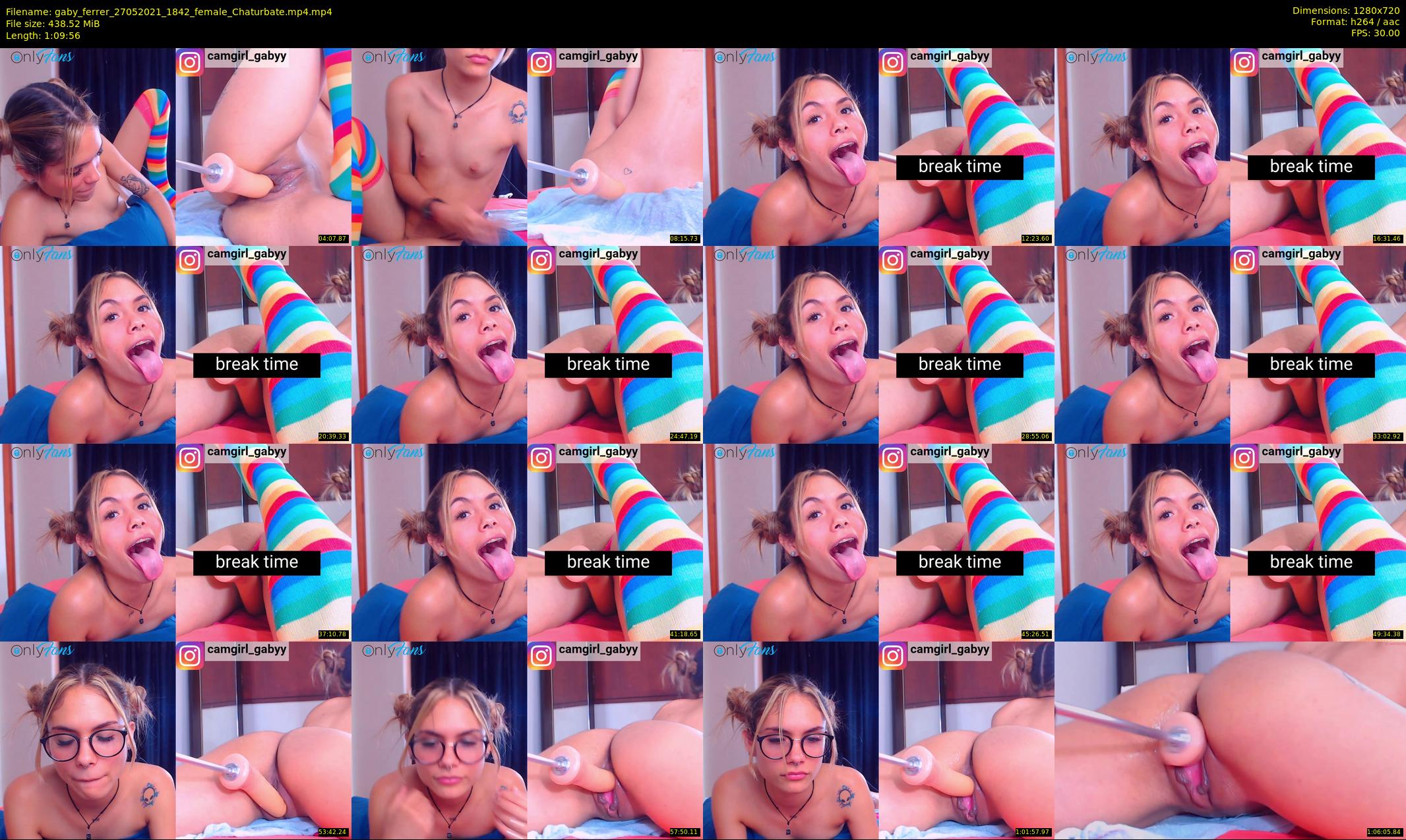 gaby_ferrer — 70 minute Chaturbate female cam show recording, 720p, May 27, 2021